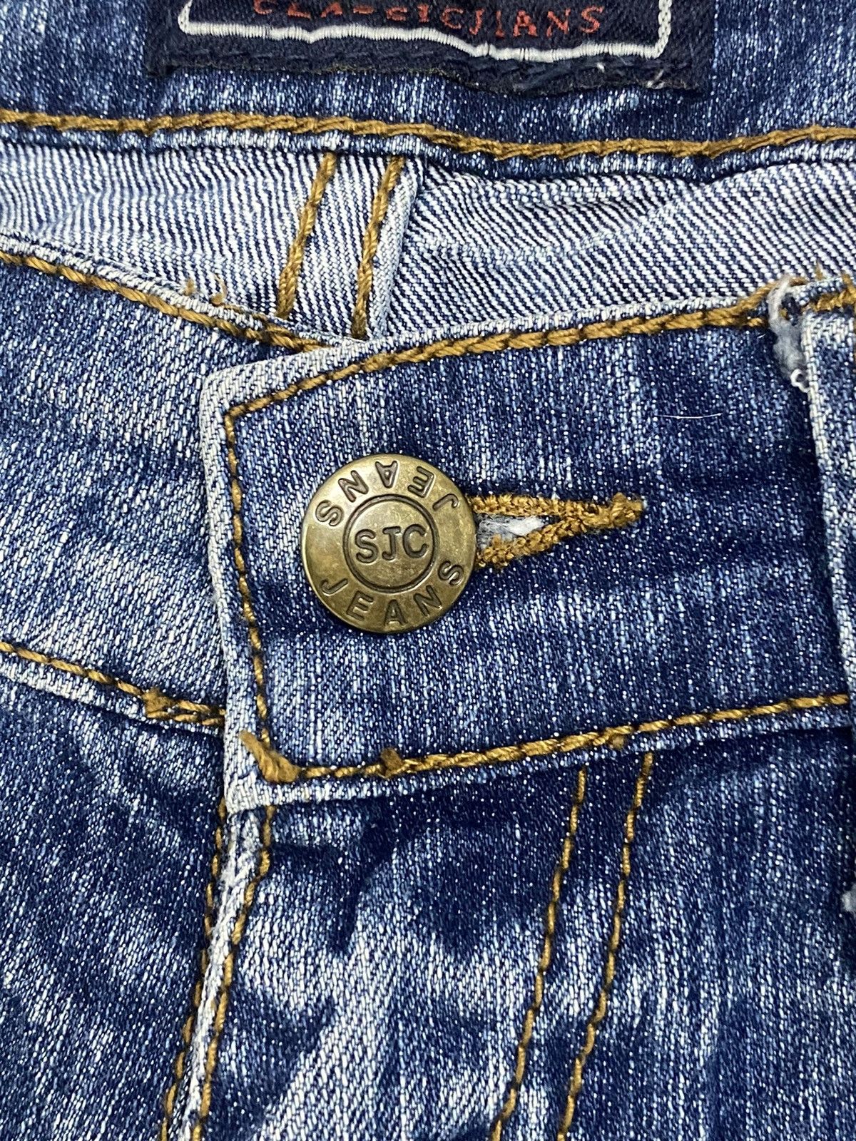 If Six Was Nine × Japanese Brand Flare Je Classic Jean Sw.d 07 Blue Way Whisker Honeycomb Sty Size US 29 - 9 Thumbnail