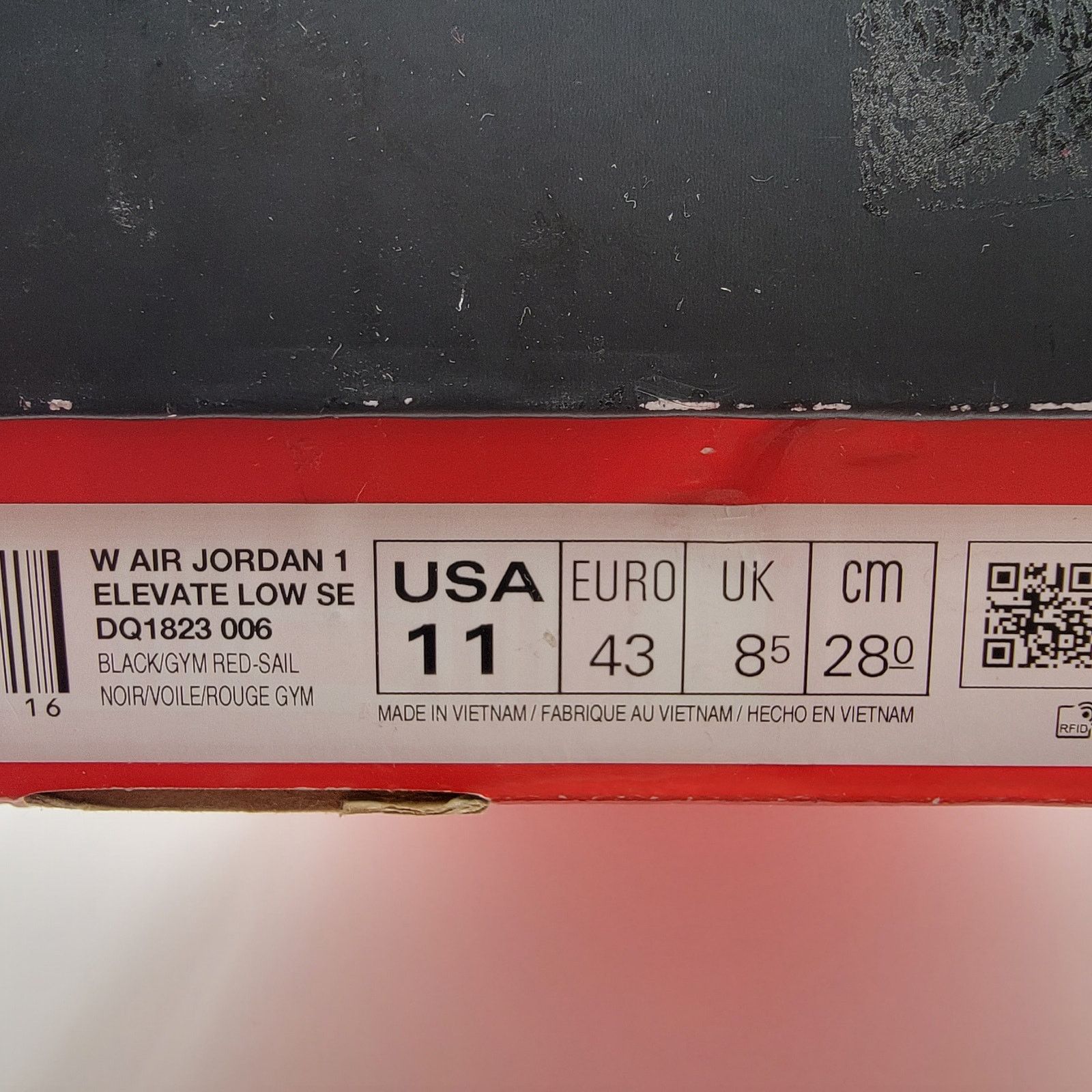 Jordan Brand Wmns Air Jordan 1 Elevate Low SE 'Bred' Sz 11W DQ1823-006 Size US 11 / IT 41 - 8 Thumbnail