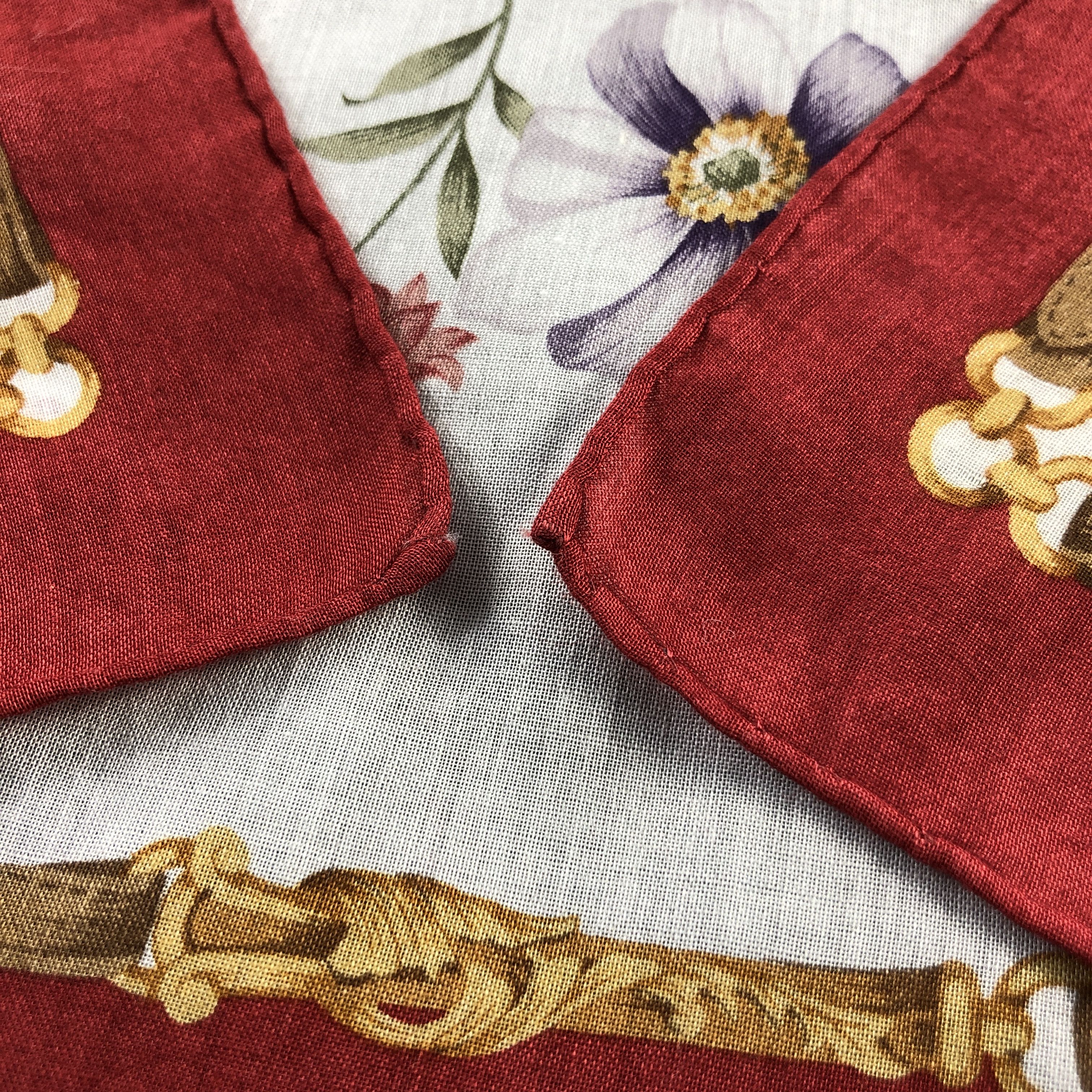 Burberry Burberry Handkerchief Neckerchief Bandana H2517 Size ONE SIZE - 6 Thumbnail