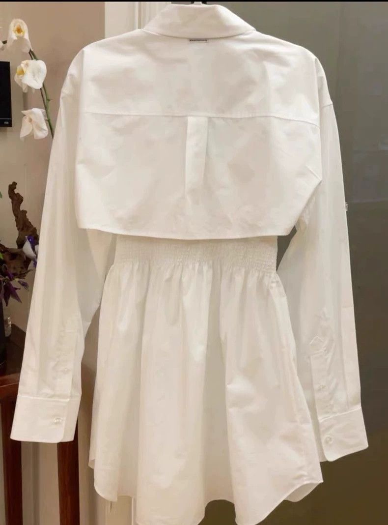 Alexander Wang Alexander Wang White Two-Piece Dress- Size S / US 4 / IT 40 - 2 Thumbnail