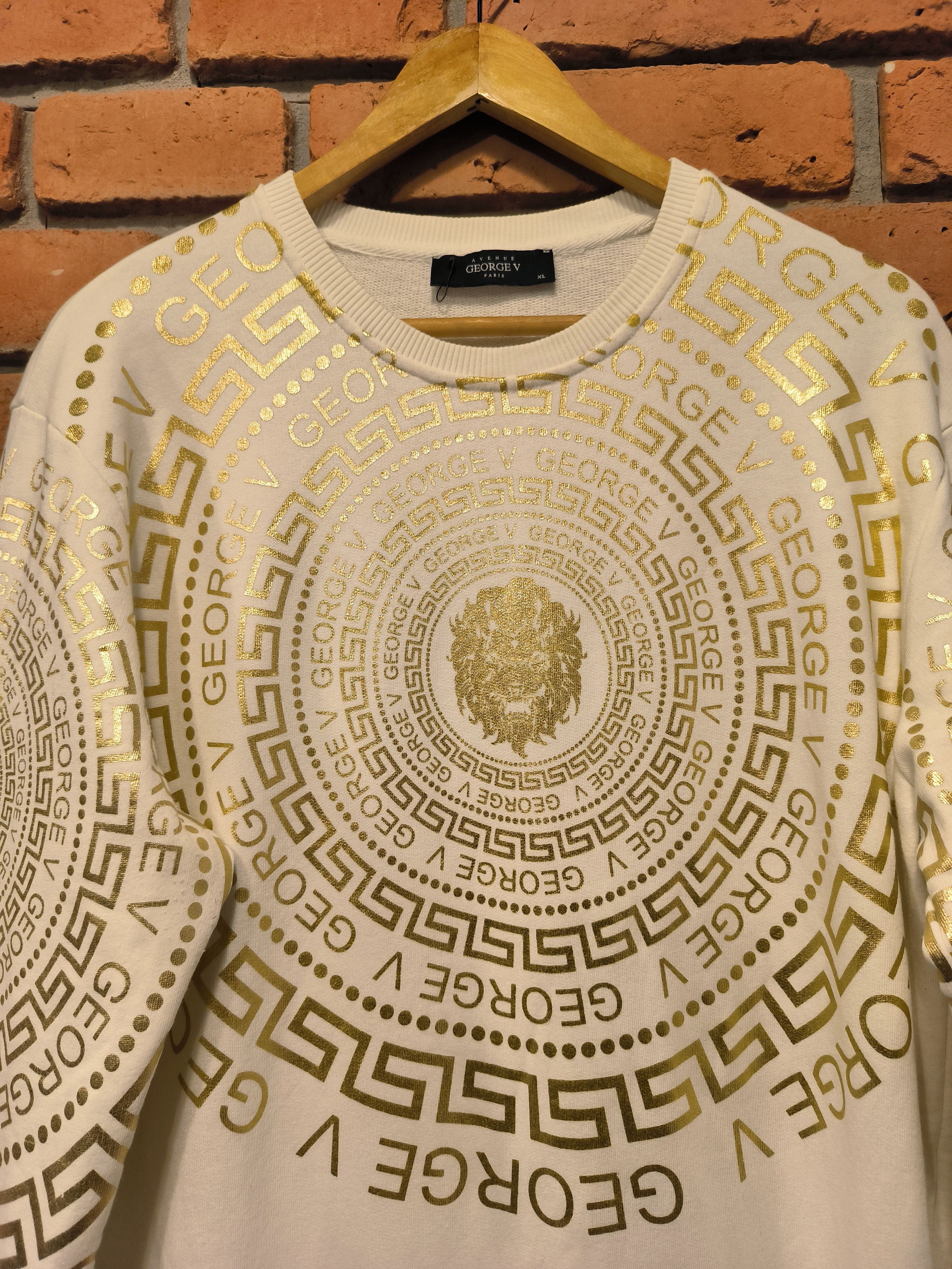 Other Avenue George V Paris Print Logo Crewneck Sweatshirt Size US XL / EU 56 / 4 - 5 Thumbnail