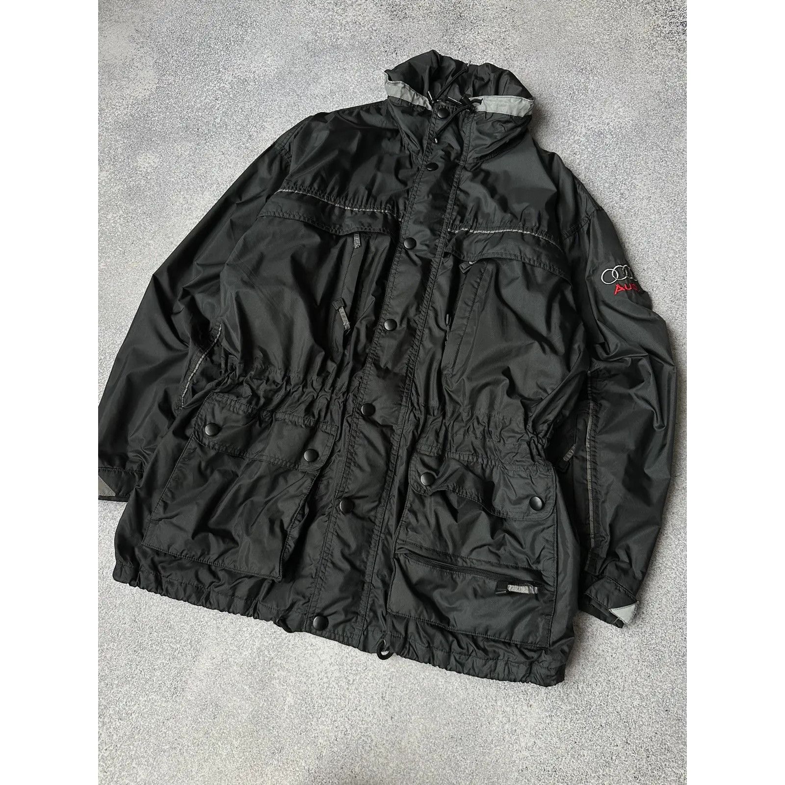 Audi VTG Audi Nylon Cargo Multi-pockets Racing Formula 1 Jacket Size US L / EU 52-54 / 3 - 6 Thumbnail