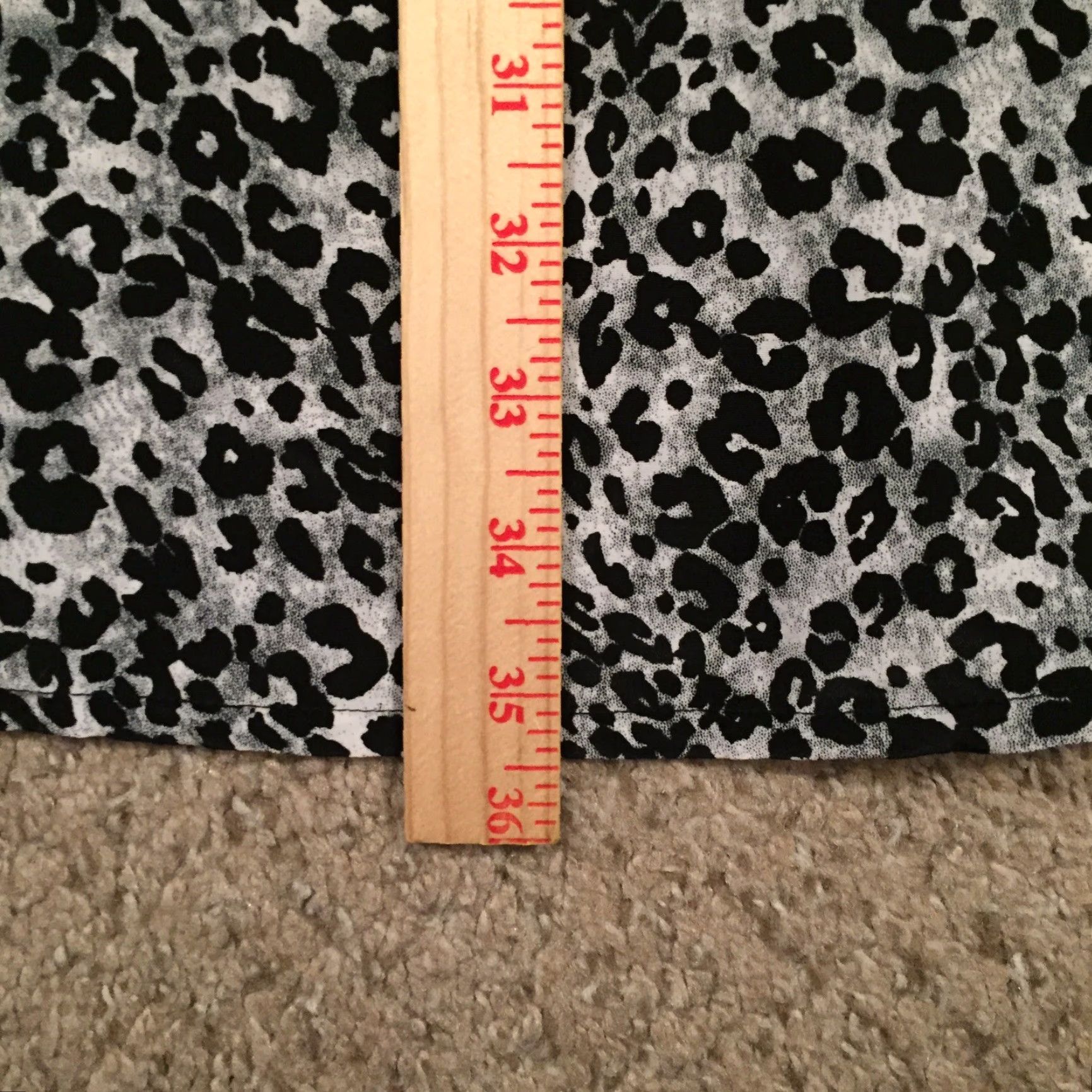 Vintage Leslie Fay Skirt Maxi Long Gray Animal Print 14 Women's Elastic Waist Unlined Polyester Modern Size 36" / US 14 / IT 50 - 5 Thumbnail