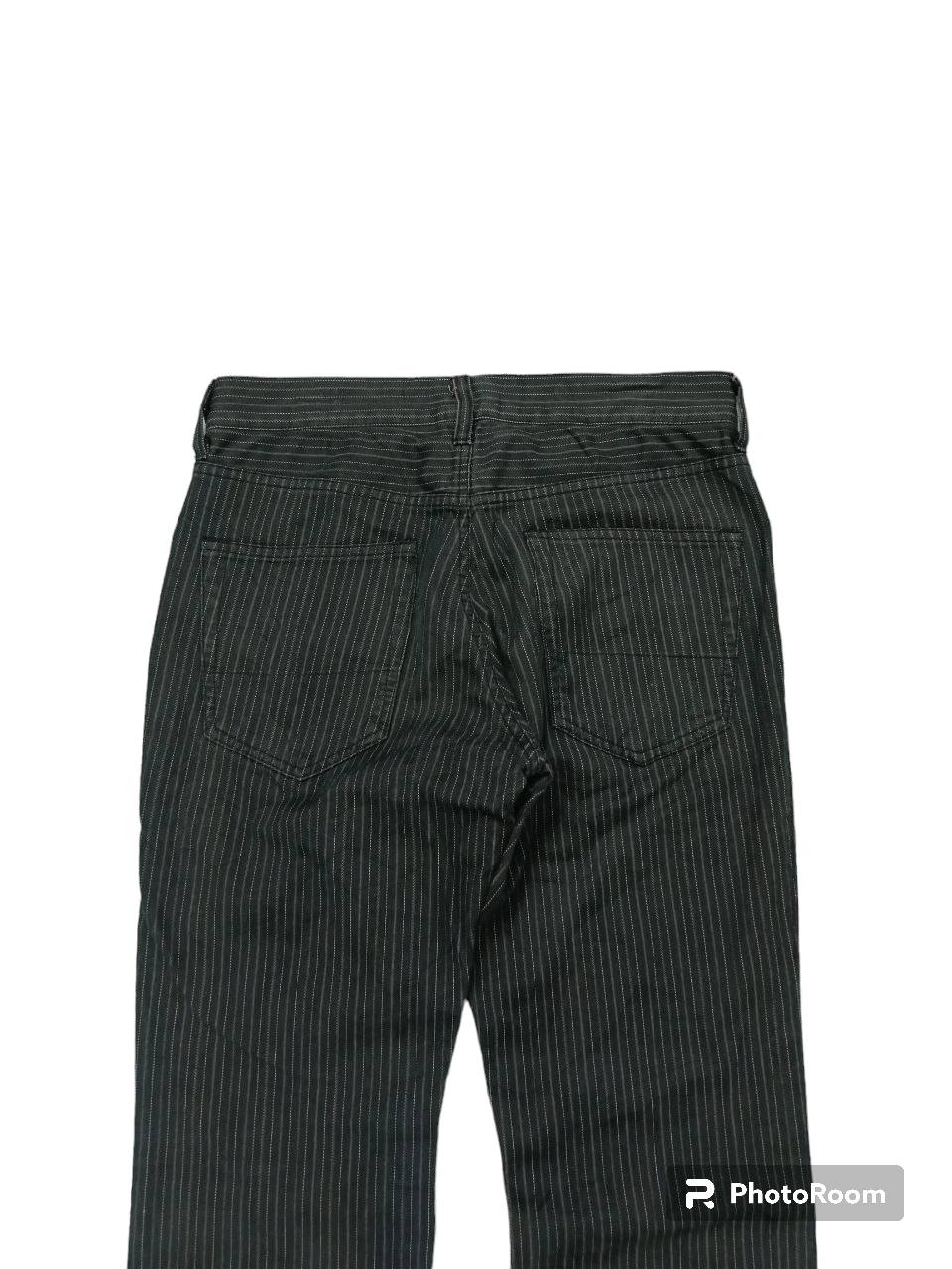 ABAHOUSE FLARE ABOHOUSE BLACK STRIPE DENIM PANTS Size US 28 / EU 44 - 3 Thumbnail