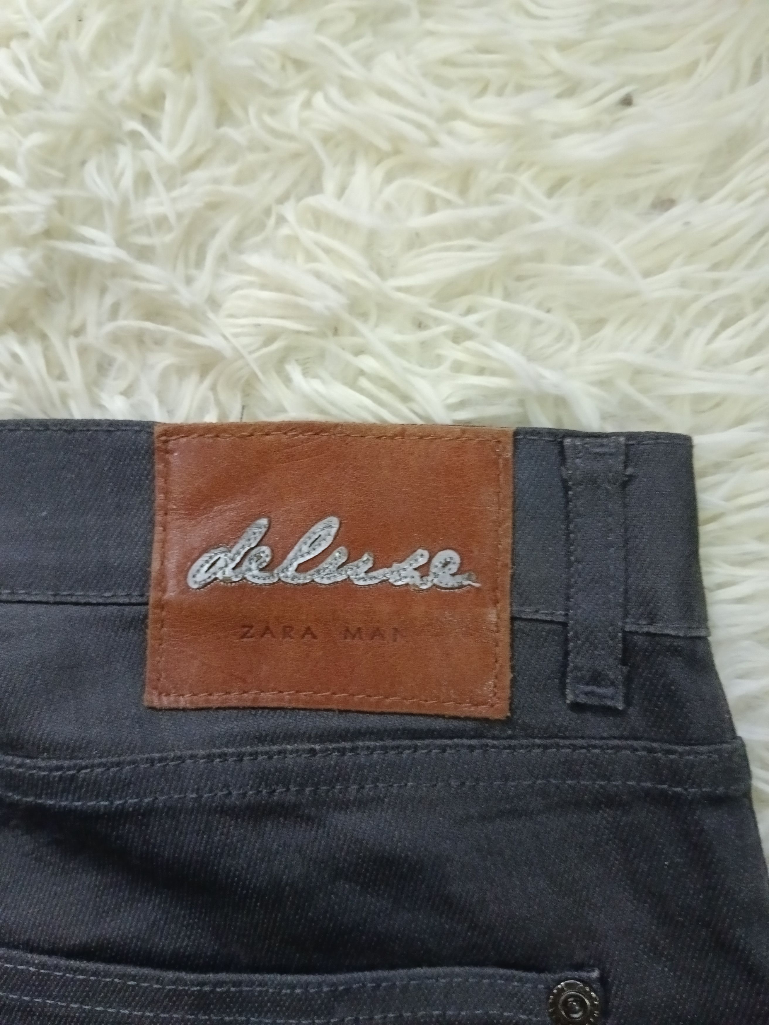 Zara ZARA WAXED DENIM PANTS Size US 32 / EU 48 - 7 Thumbnail