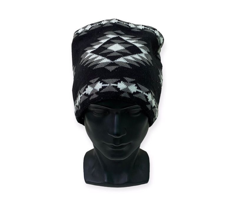 image of Navajo Design Big Logo Neck Gaiter/beanie Hat, Men's