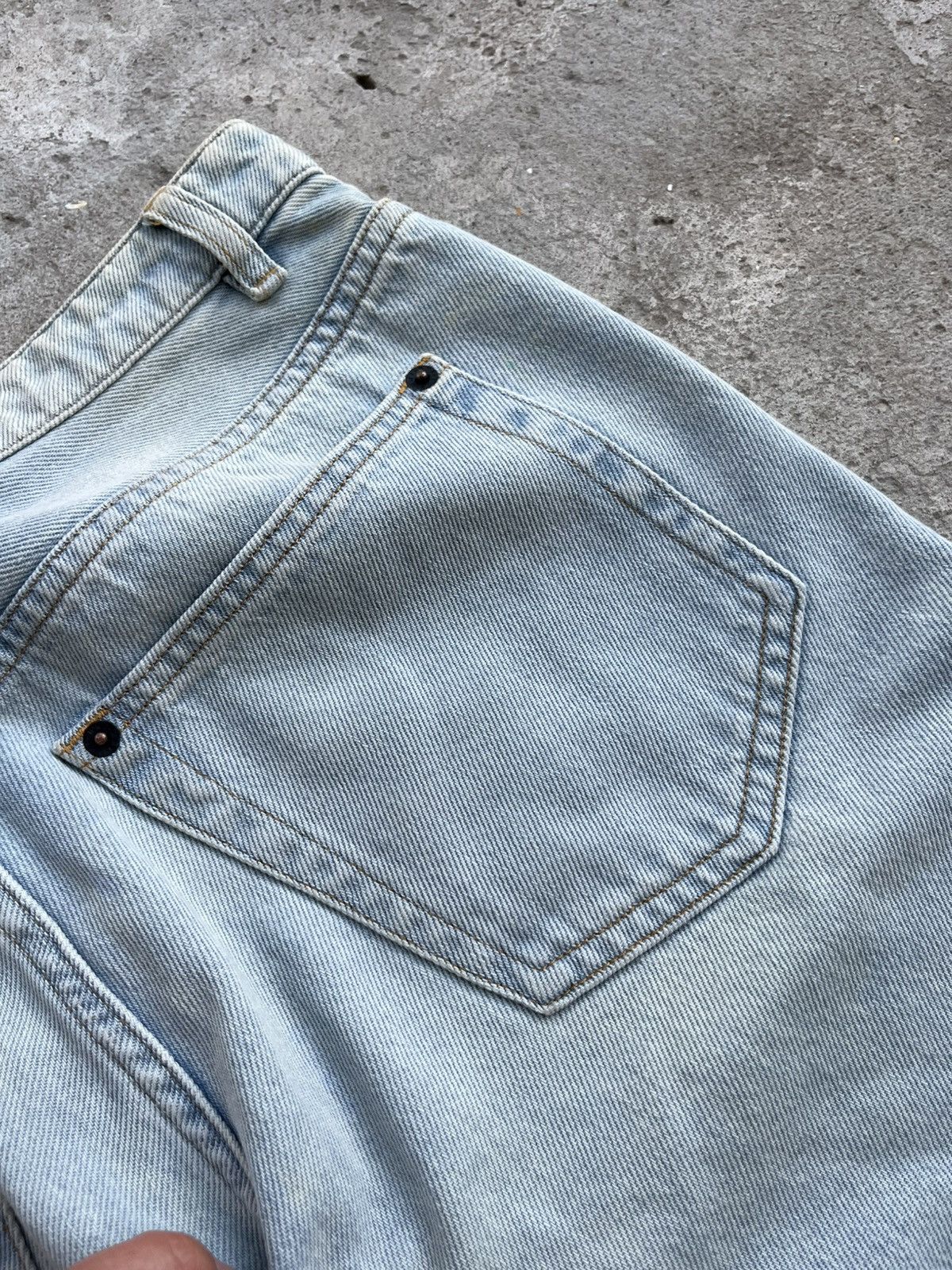 Maison Margiela Maison Margiela MM6 Flared Dirty Faded Jeans Denim Pants Size 27" / US 4 / IT 40 - 23 Thumbnail