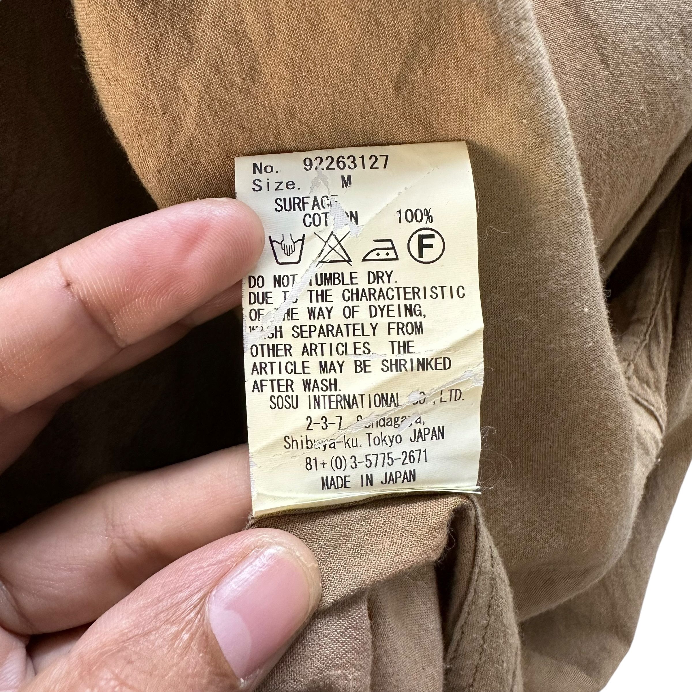 Maison MIHARA YASUHIRO MIHARAYASUHIRO Layered Shirt Faded on Back #A55-1261 Size US M / EU 48-50 / 2 - 11 Thumbnail