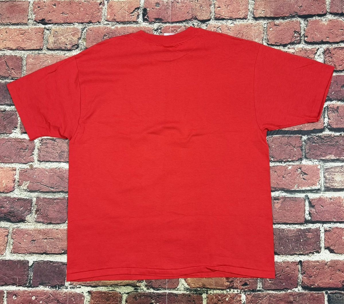 Hanes Vintage Hanes Her Way Blank Red Single Stitch T Shirt NEW Size L / US 10 / IT 46 - 2 Thumbnail
