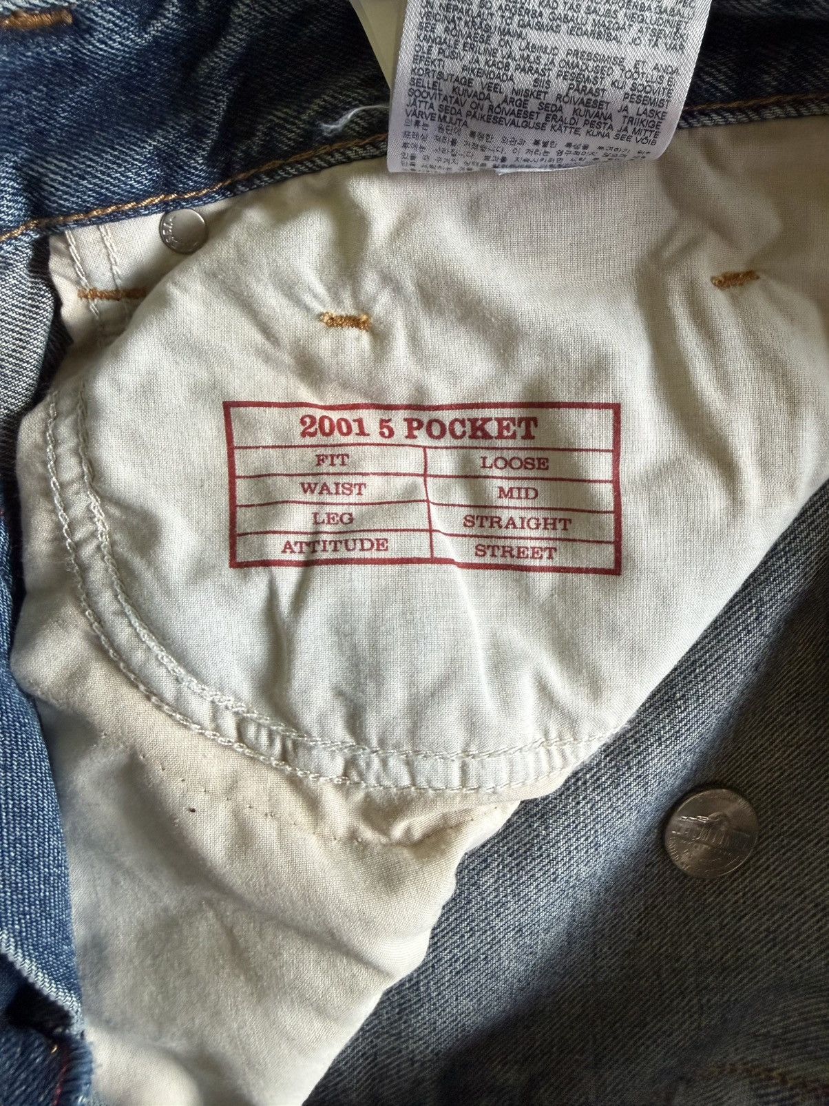 Diesel Diesel 2001 Relaxed Jeans Low Waist D-Macro Size US 30 / EU 46 - 9 Thumbnail