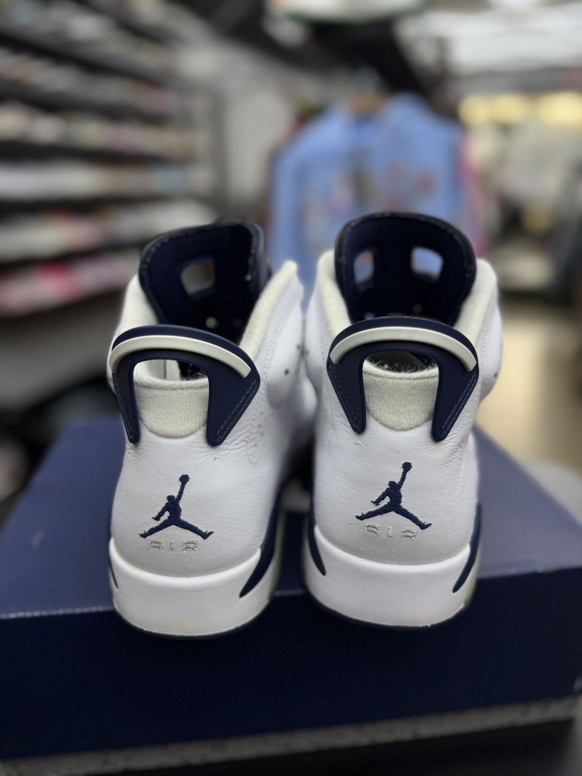 Jordan Brand × Nike Jordan 6 Midnight Navy Size 10 Pre Owned W BOX Size US 10 / EU 43 - 10 Thumbnail