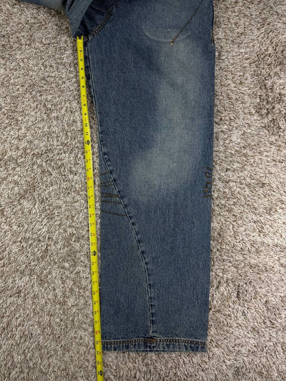 Rocawear Rocawear Y2K Baggy Jeans Hip Hop Panel Seam Patched Faded Size US 36 / EU 52 - 9 Thumbnail