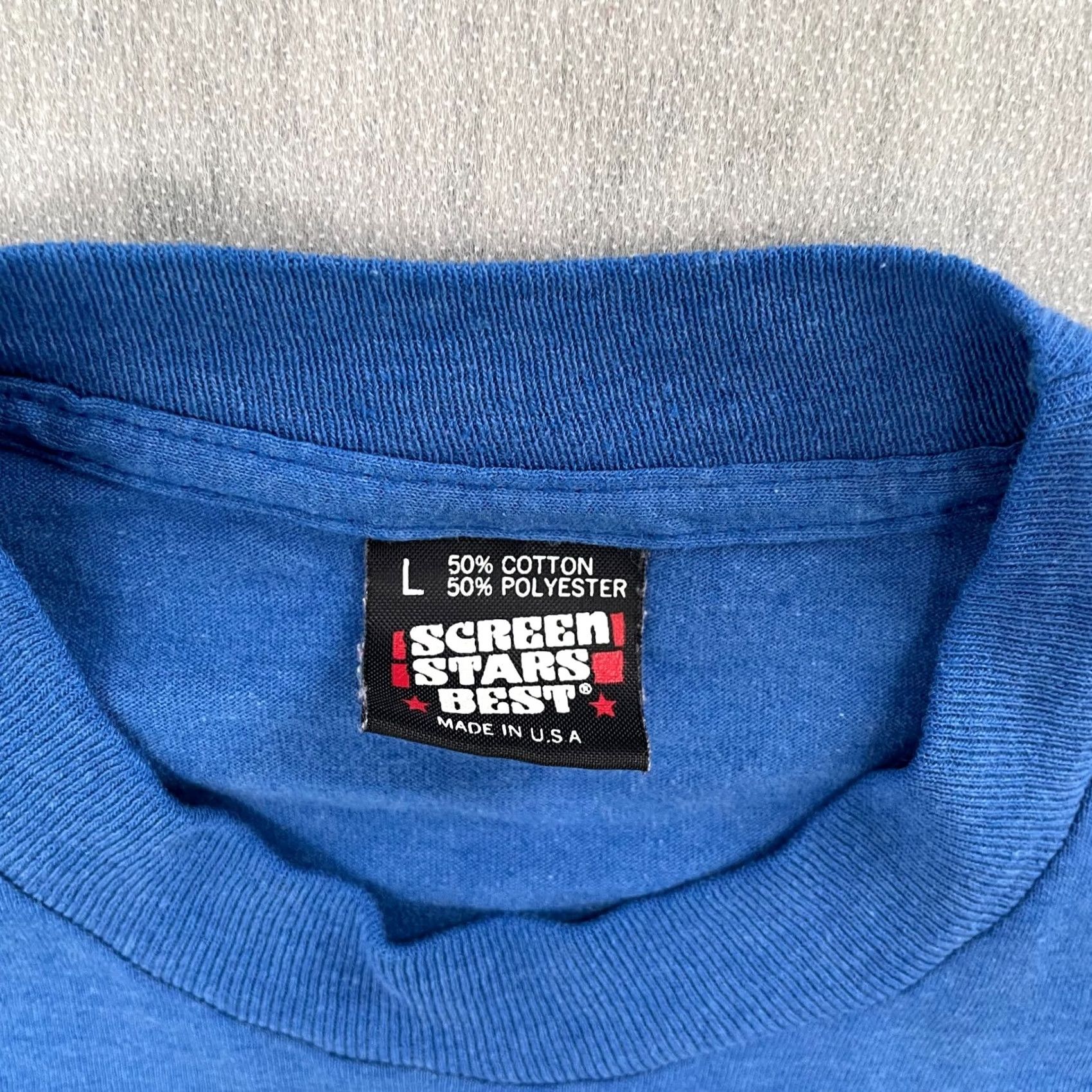 Vintage VINTAGE Nashville Shirt Adult Large Blue Music City USA Crew Neck Short Sleeve L Size US L / EU 52-54 / 3 - 7 Thumbnail