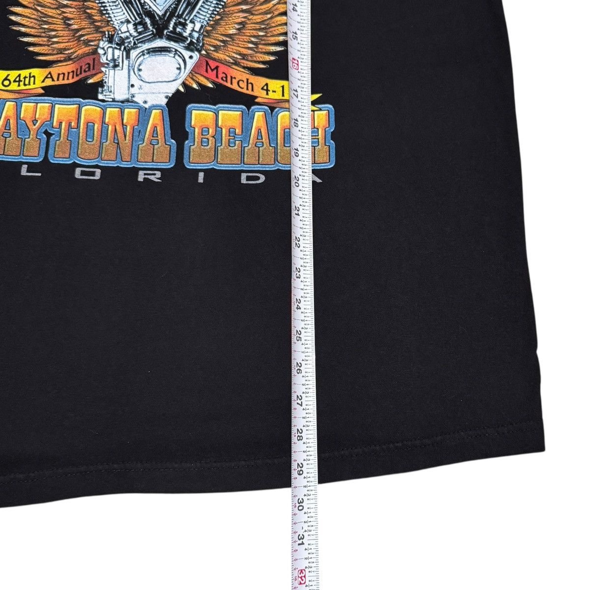 Vintage 2005 Daytona Beach Bike Week Black Motorcycle Shirt Adult XL Size US XL / EU 56 / 4 - 7 Thumbnail