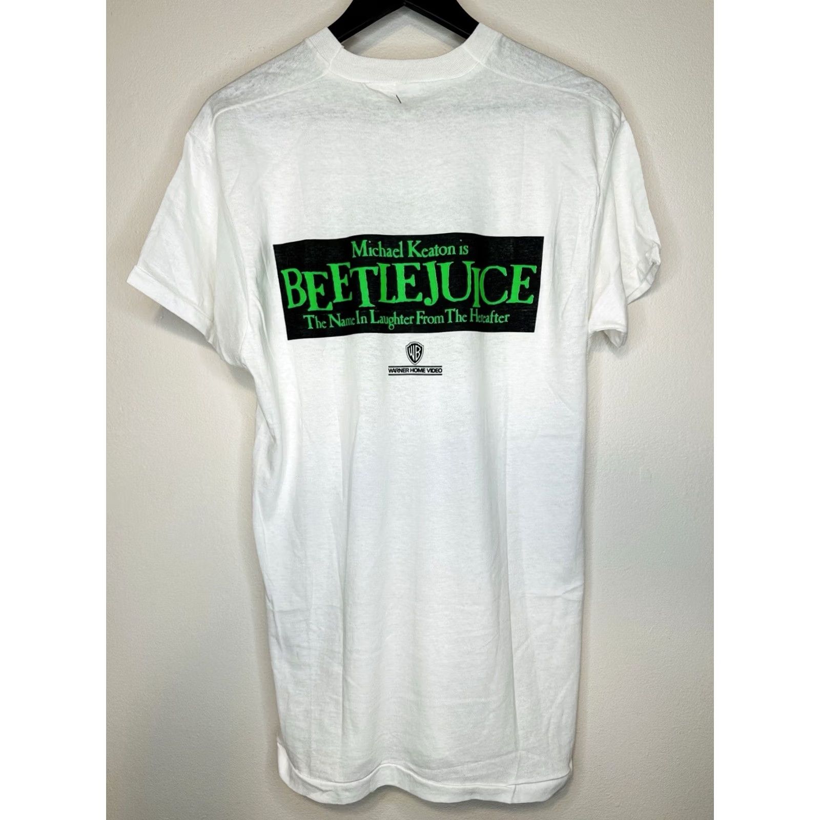 Vintage VINTAGE Beetlejuice Boo Who Movie Promo T Shirt Screen Stars White XL Shirt Mens 1980s Size US XL / EU 56 / 4 - 6 Thumbnail