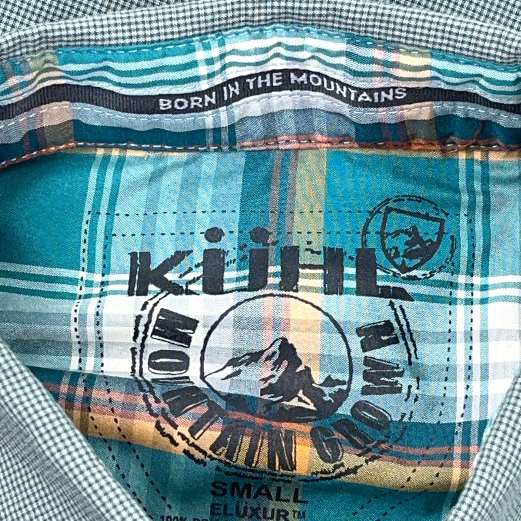 Vintage Kuhl Shirt Men Small Green Plaid Button-Up Pocket Eluxur Performance Camp Hiking All Seasons UV Size US S / EU 44-46 / 1 - 3 Thumbnail