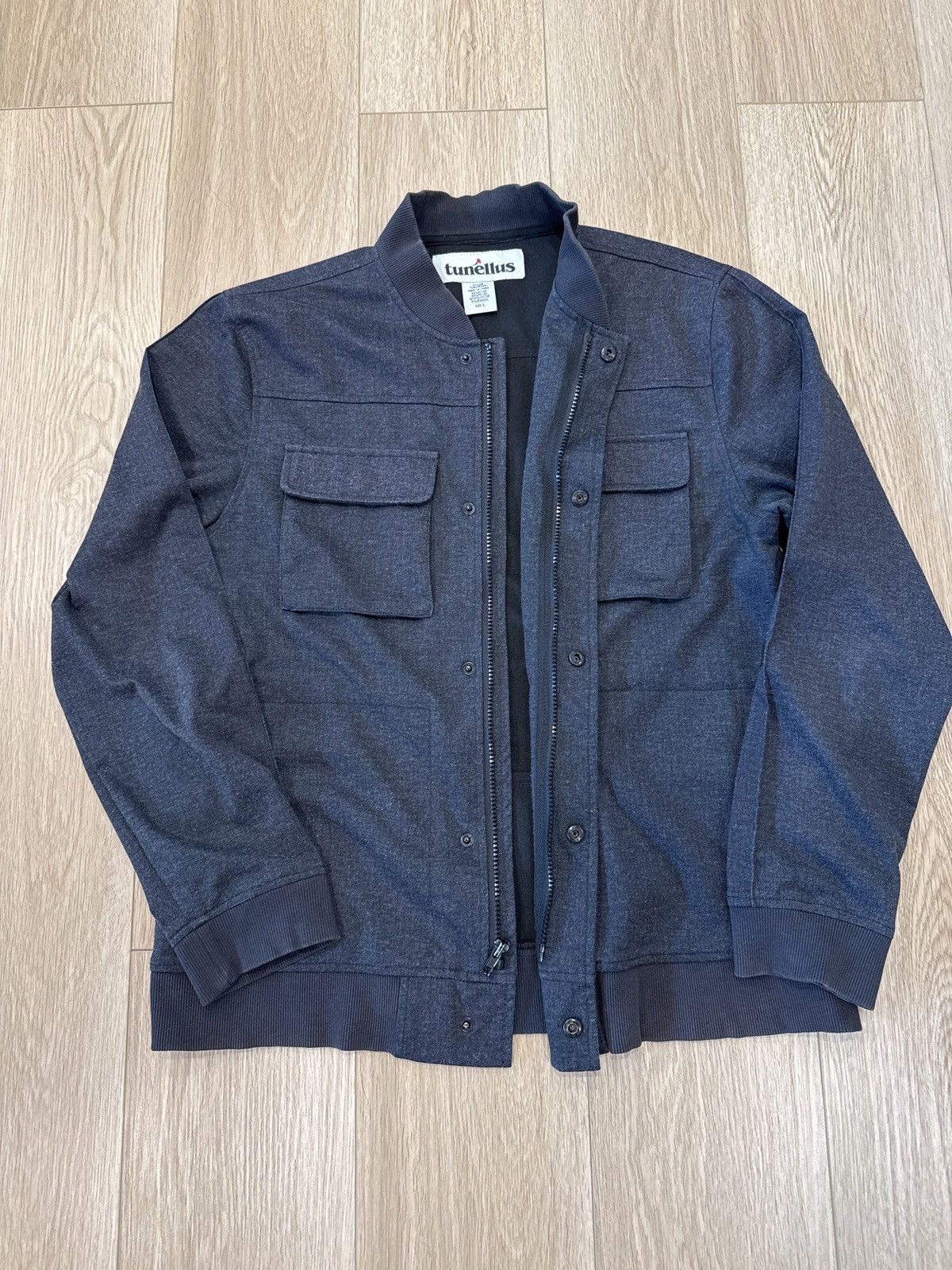 Vintage Tunellus bomber casual jacket Size US L / EU 52-54 / 3 - 1 Thumbnail