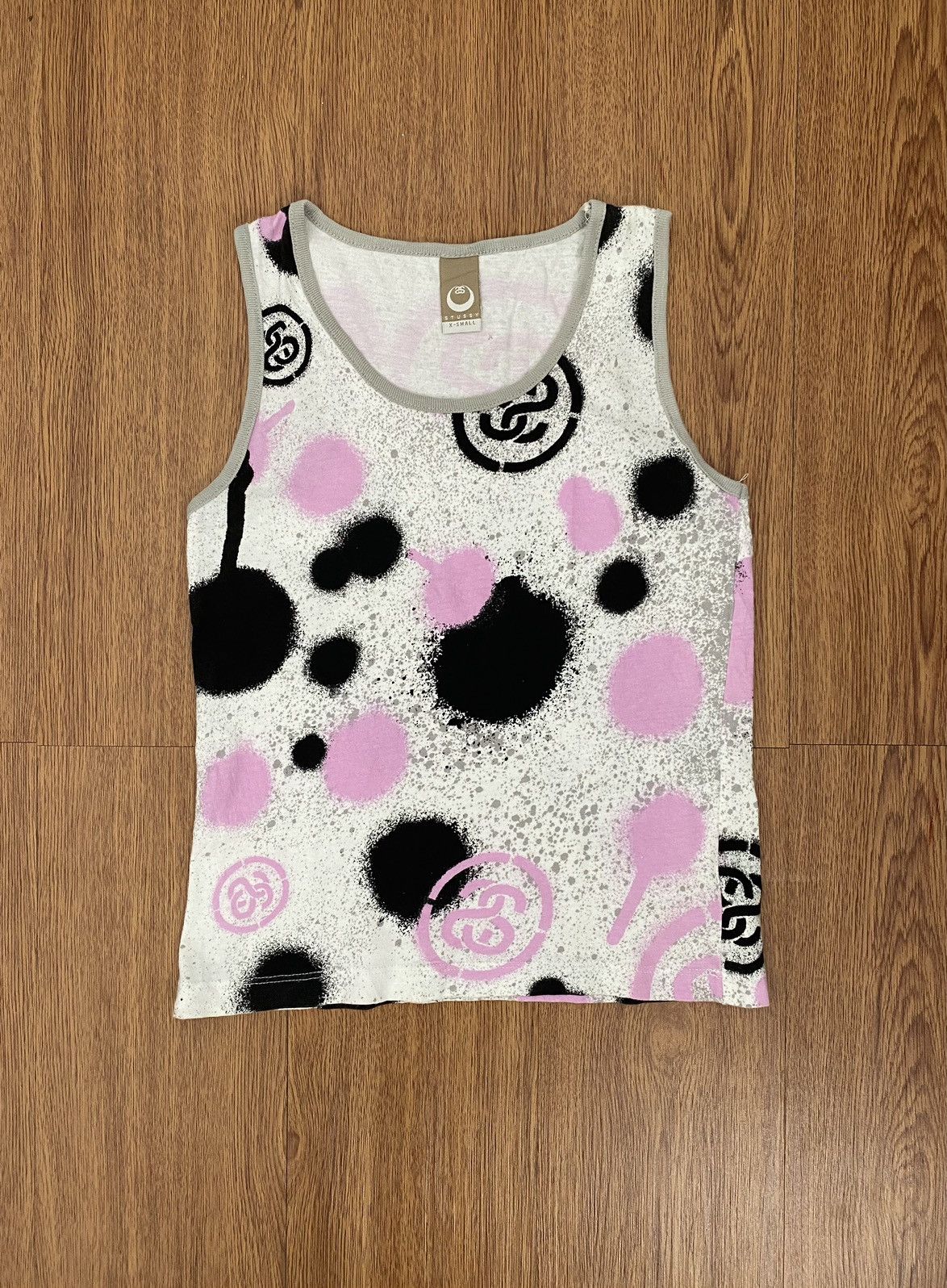 Stussy Stussy SS logo spray Size XS / US 0-2 / IT 36-38 - 1 Thumbnail