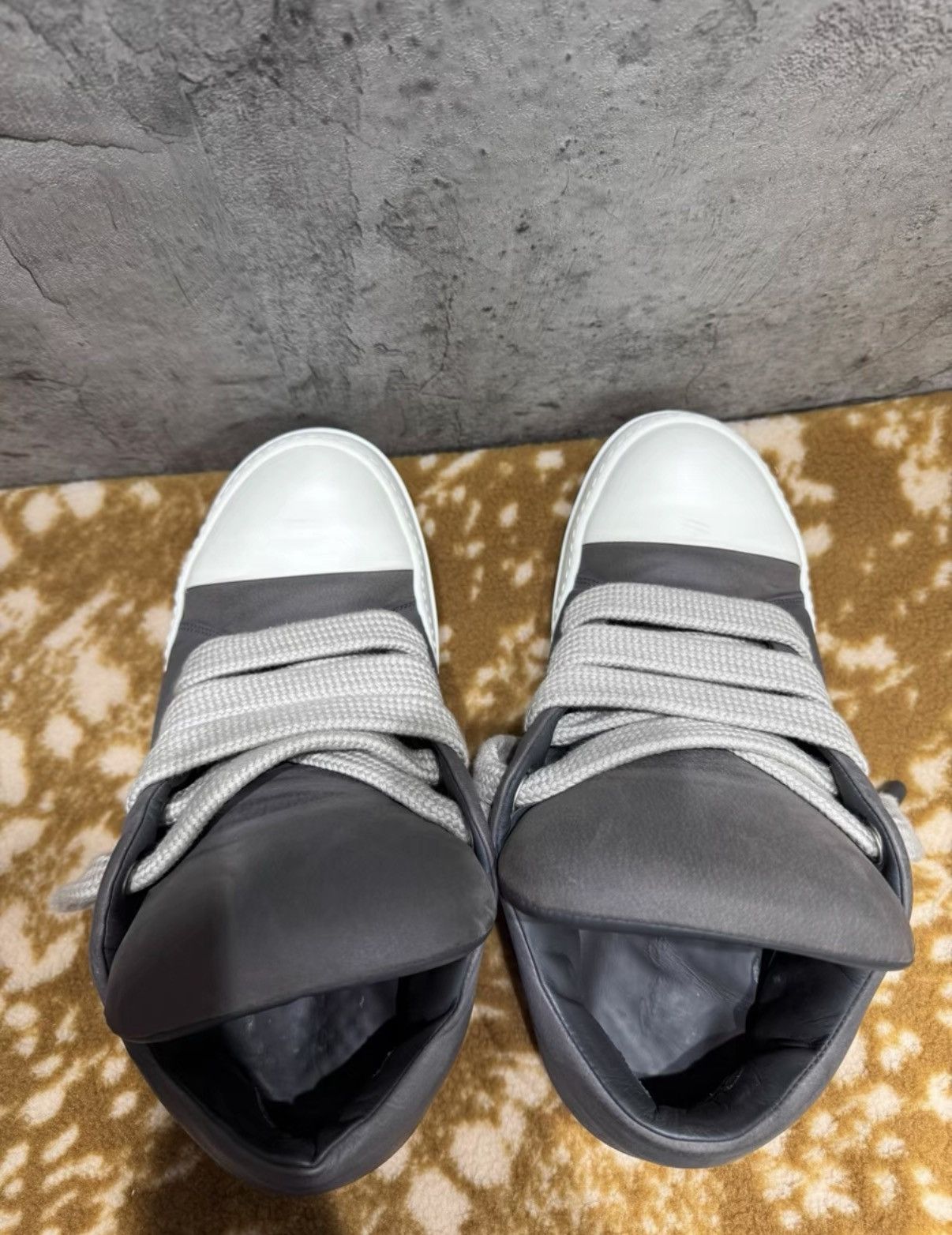 Rick Owens Rick Owens Main Line Jumbo Low, Mocha Brown K37 Size US 9.5 / EU 42-43 - 3 Thumbnail