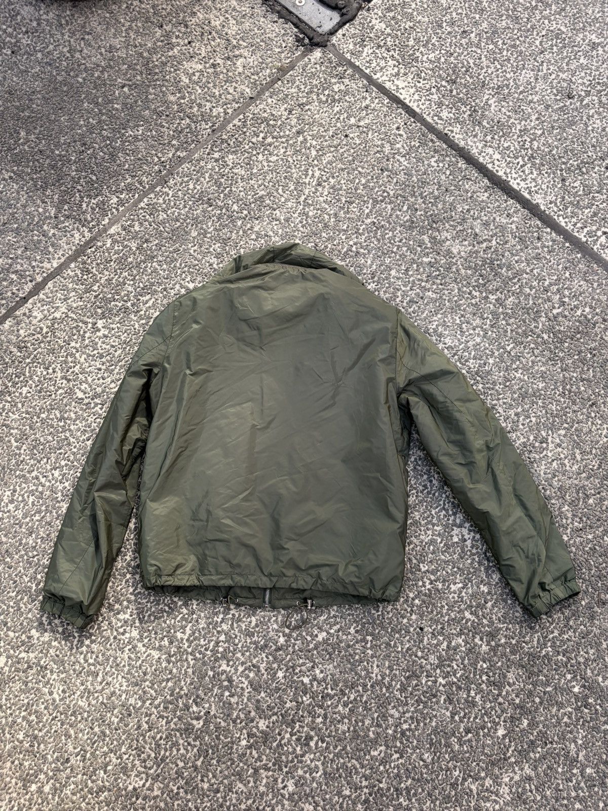 Prada Prada leather edition jacket hidden hood nylon triangle logo Size US L / EU 52-54 / 3 - 2 Thumbnail