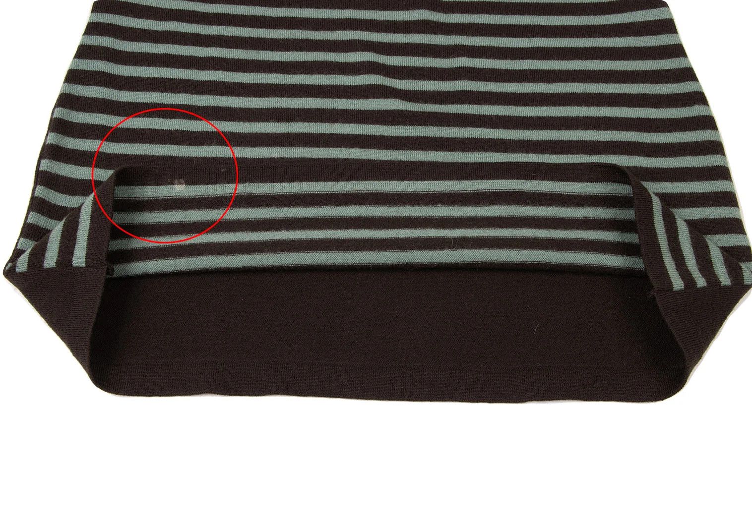Jean Paul Gaultier High Neck Knit Striped Top in Brown Pink Yellow, Size 44 Size US S / EU 44-46 / 1 - 9 Thumbnail