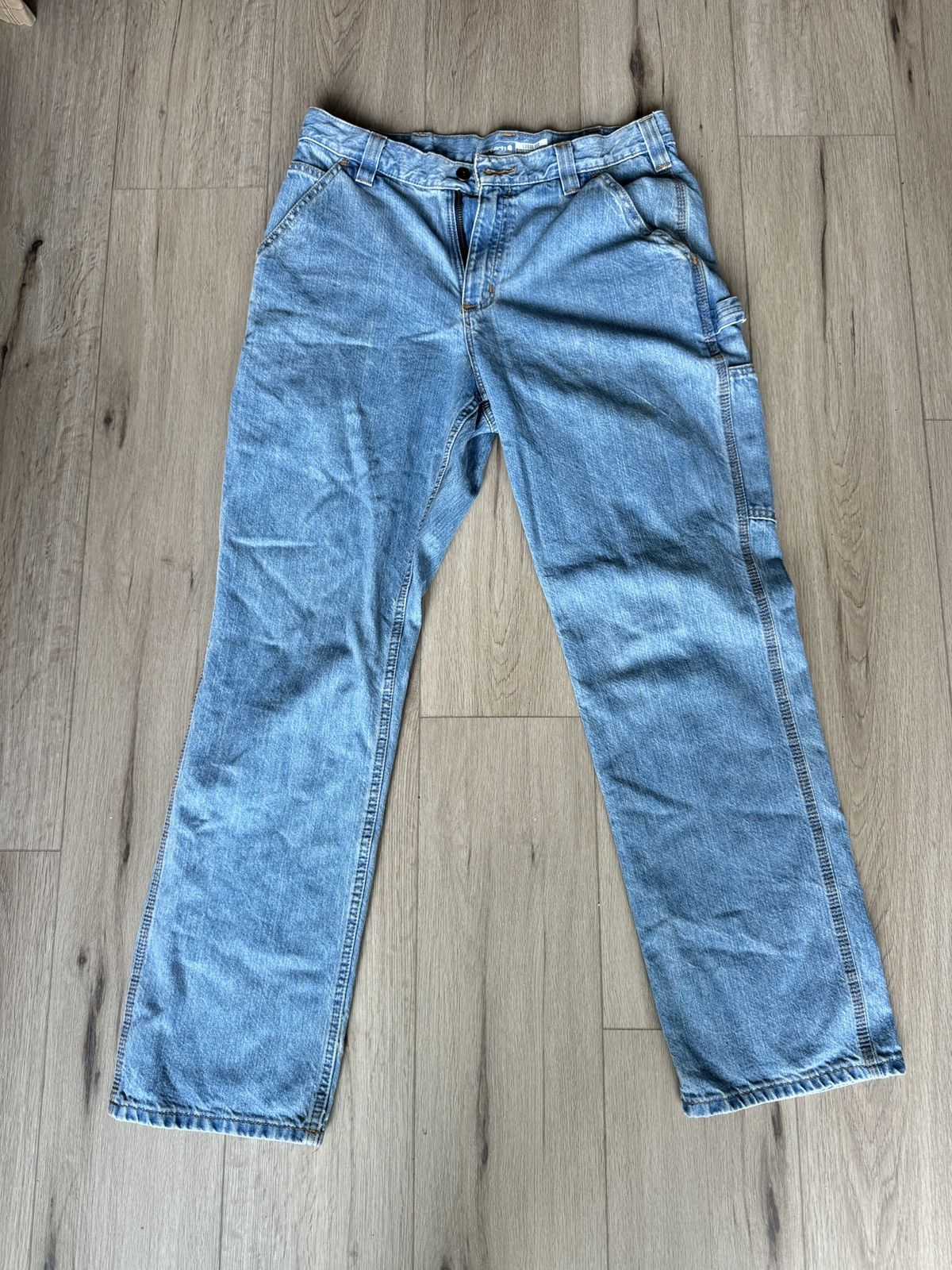 Carhartt Loose Fit Light Wash Carhartt Carpenters Size US 32 / EU 48 - 1 Thumbnail