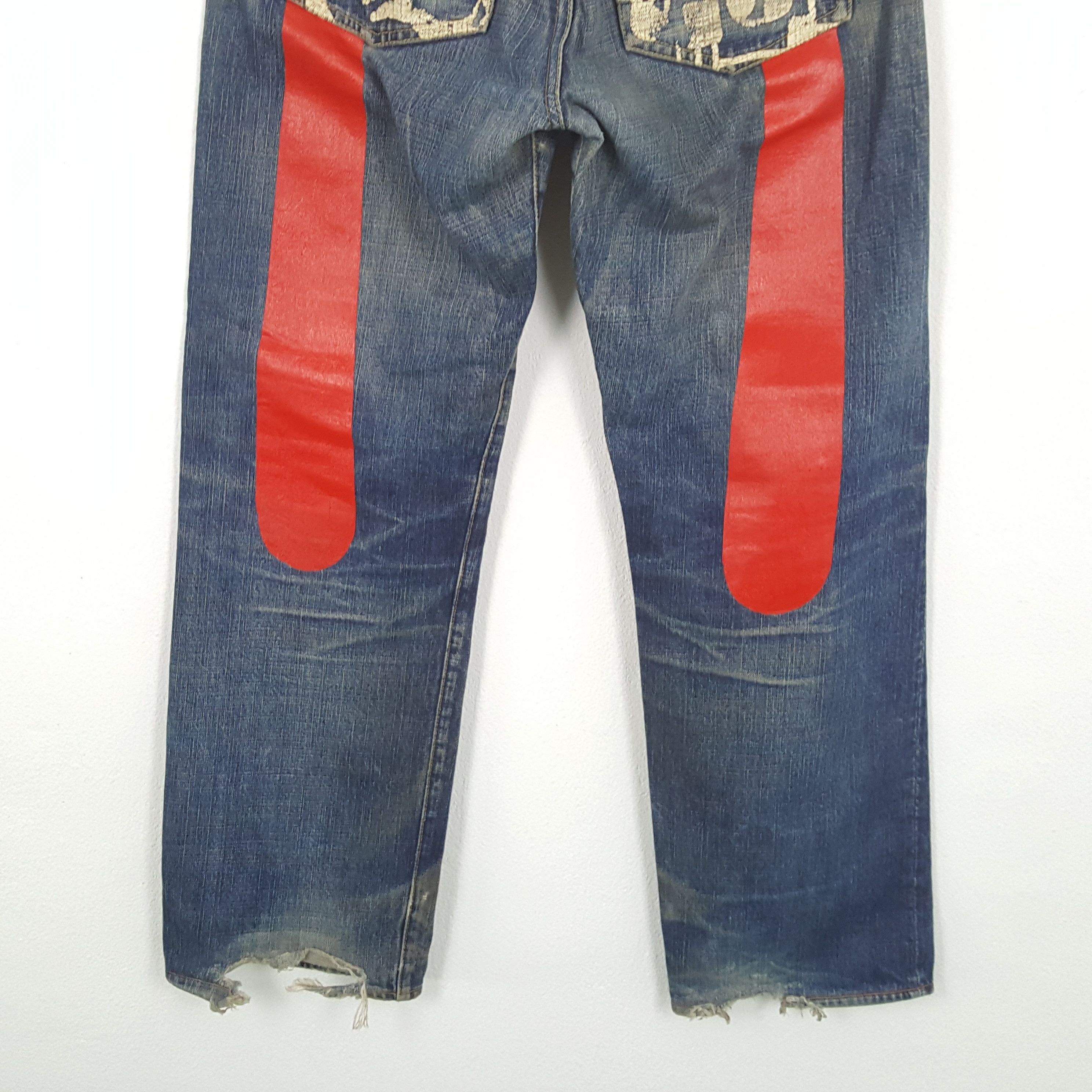 Evisu × Japanese Brand × Vintage Vintage EVISU Japanese Brand Daicock Custom Style Jeans Size US 30 / EU 46 - 3 Thumbnail