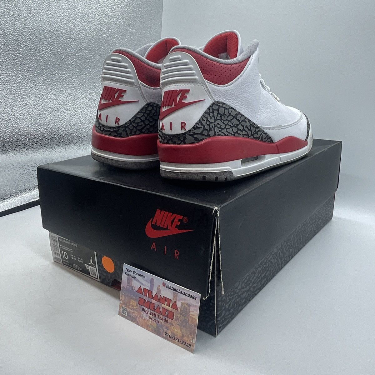 Jordan Brand Air Jordan 3 fire red Size US 10 / EU 43 - 5 Thumbnail