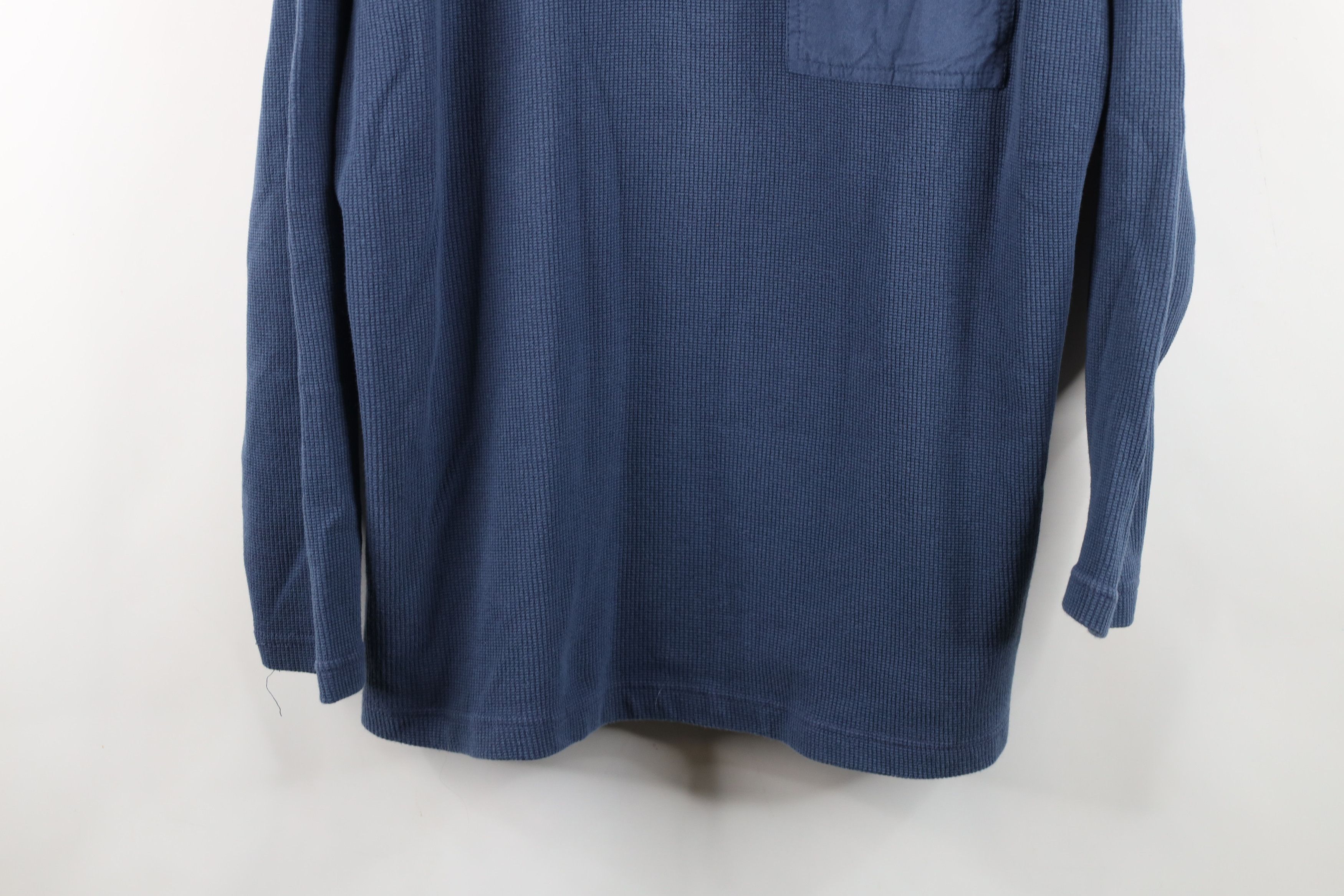 Vintage Vintage 90s Streetwear Waffle Knit Long Sleeve T-Shirt Size US M / EU 48-50 / 2 - 3 Thumbnail