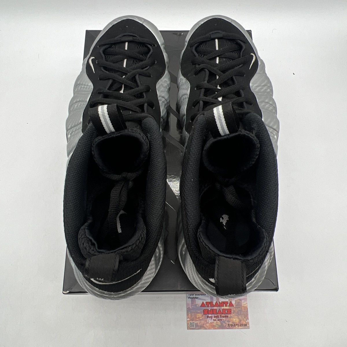 Nike Air Foamposite pro silver surfer Size US 14 / EU 47 - 7 Thumbnail