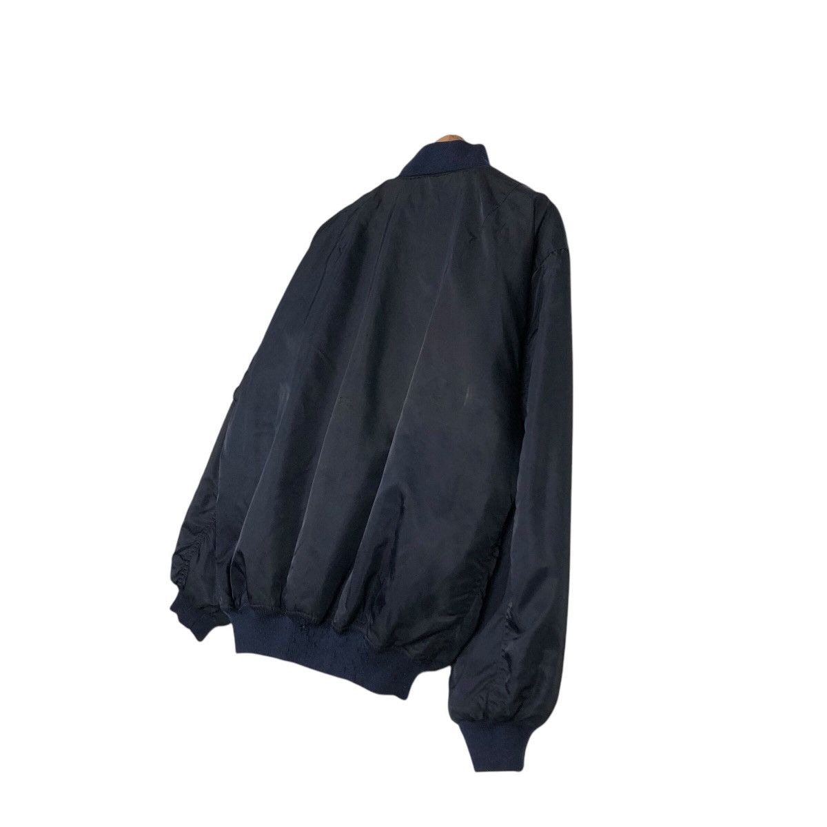 Japanese Brand Reversible Bomber Jacket Satin Suntory Boss Coffee Big Logo Size US M / EU 48-50 / 2 - 13 Thumbnail