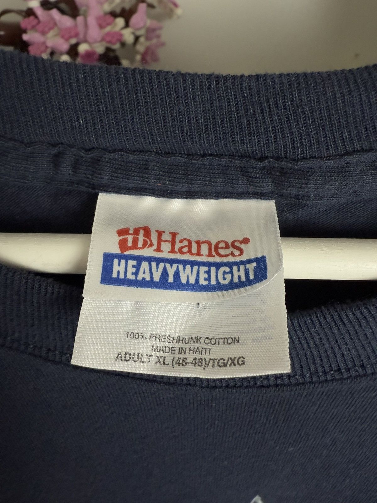 Hanes × Vintage Vintage 90s Usa tribal Hanes heavyweight t-shirt XL skate Size US XL / EU 56 / 4 - 4 Thumbnail