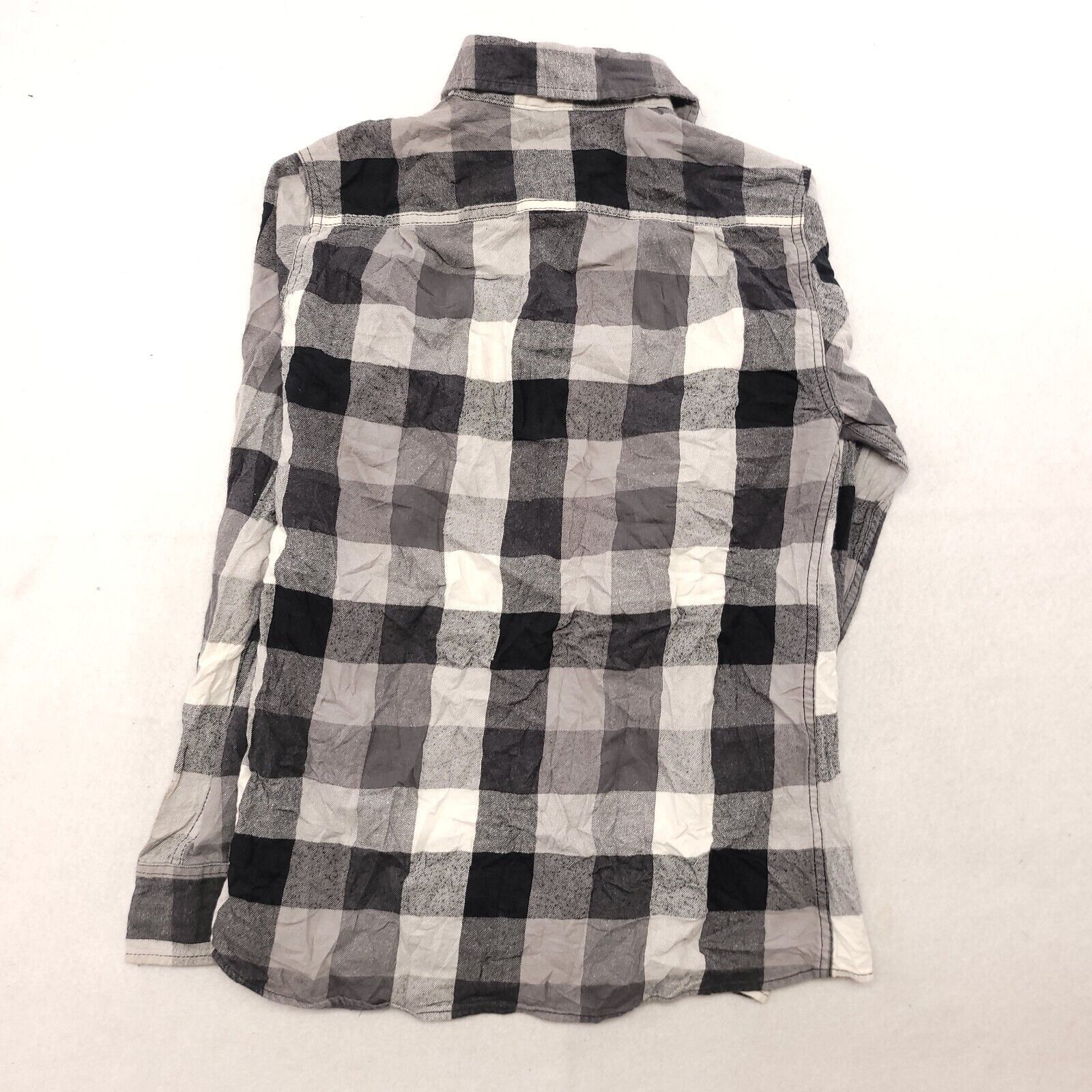 Mossimo Mossimo Gingham Flannel Button Up Shirt Mens Size S Gray Size US S / EU 44-46 / 1 - 10 Thumbnail