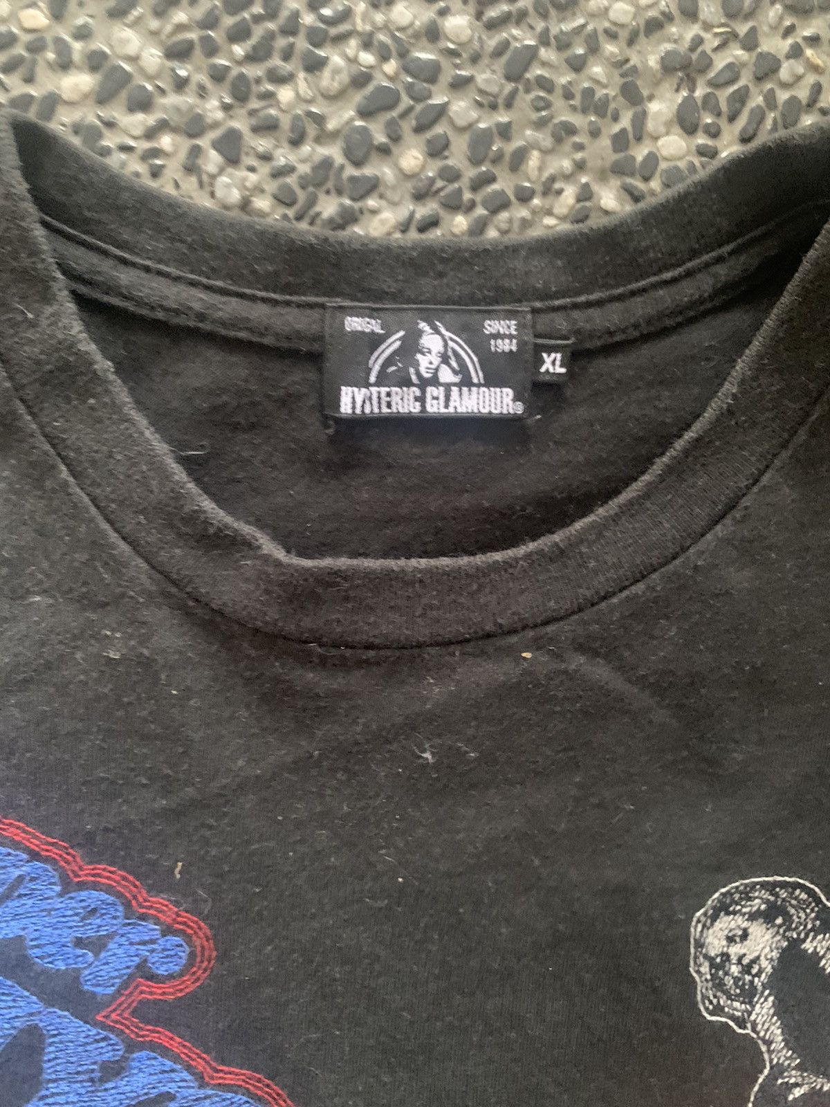 Hysteric Glamour × Japanese Brand Hysteric Glamour Japanese Brand Embroidery Logo T shirt Size US XL / EU 56 / 4 - 8 Thumbnail