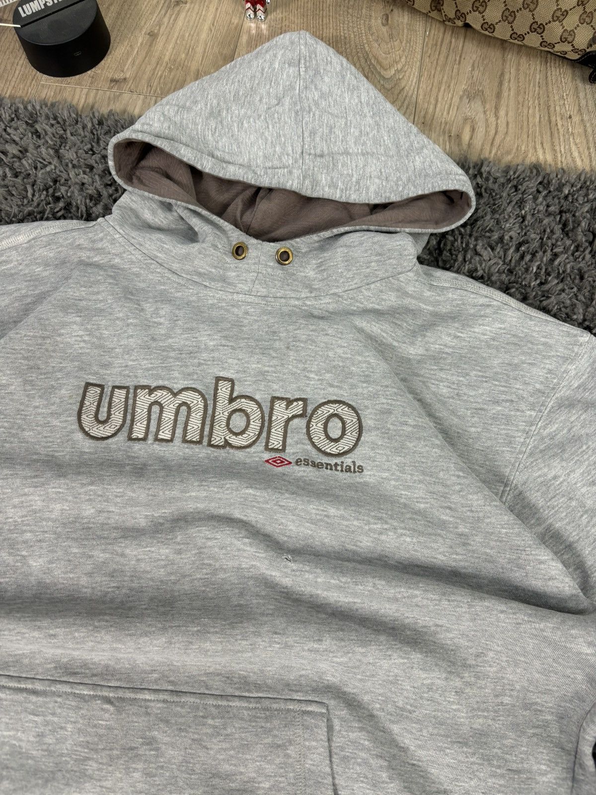 Japanese Brand × Umbro × Vintage Japanese Big Logo Boxy Hoodie Umbro Y2K Ninja Distressed Size US XL / EU 56 / 4 - 5 Thumbnail