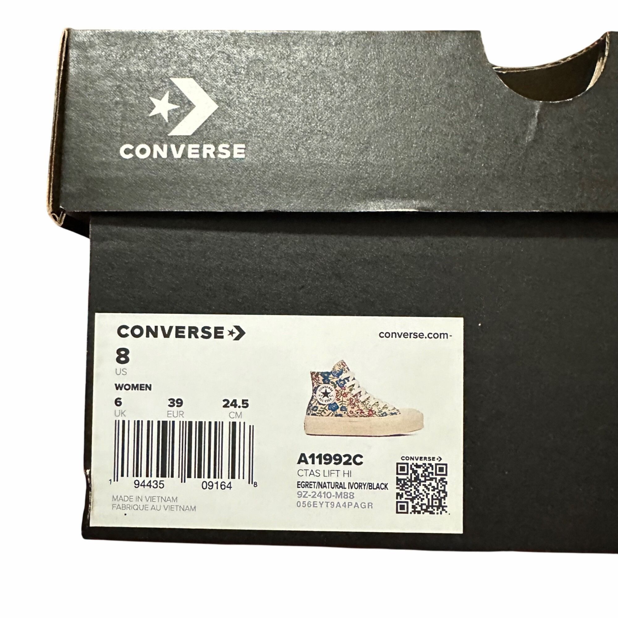 Converse ⭐Converse Chuck Taylor Lift Hi Sz 8 Women Shoes Sneakers Flo Size US 8 / IT 38 - 7 Thumbnail