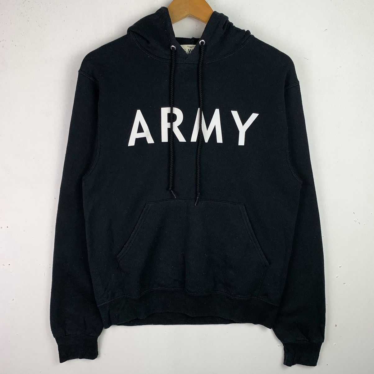 Japanese Brand × Vintage Vintage Army Logo Hoodie Size US S / EU 44-46 / 1 - 1 Thumbnail