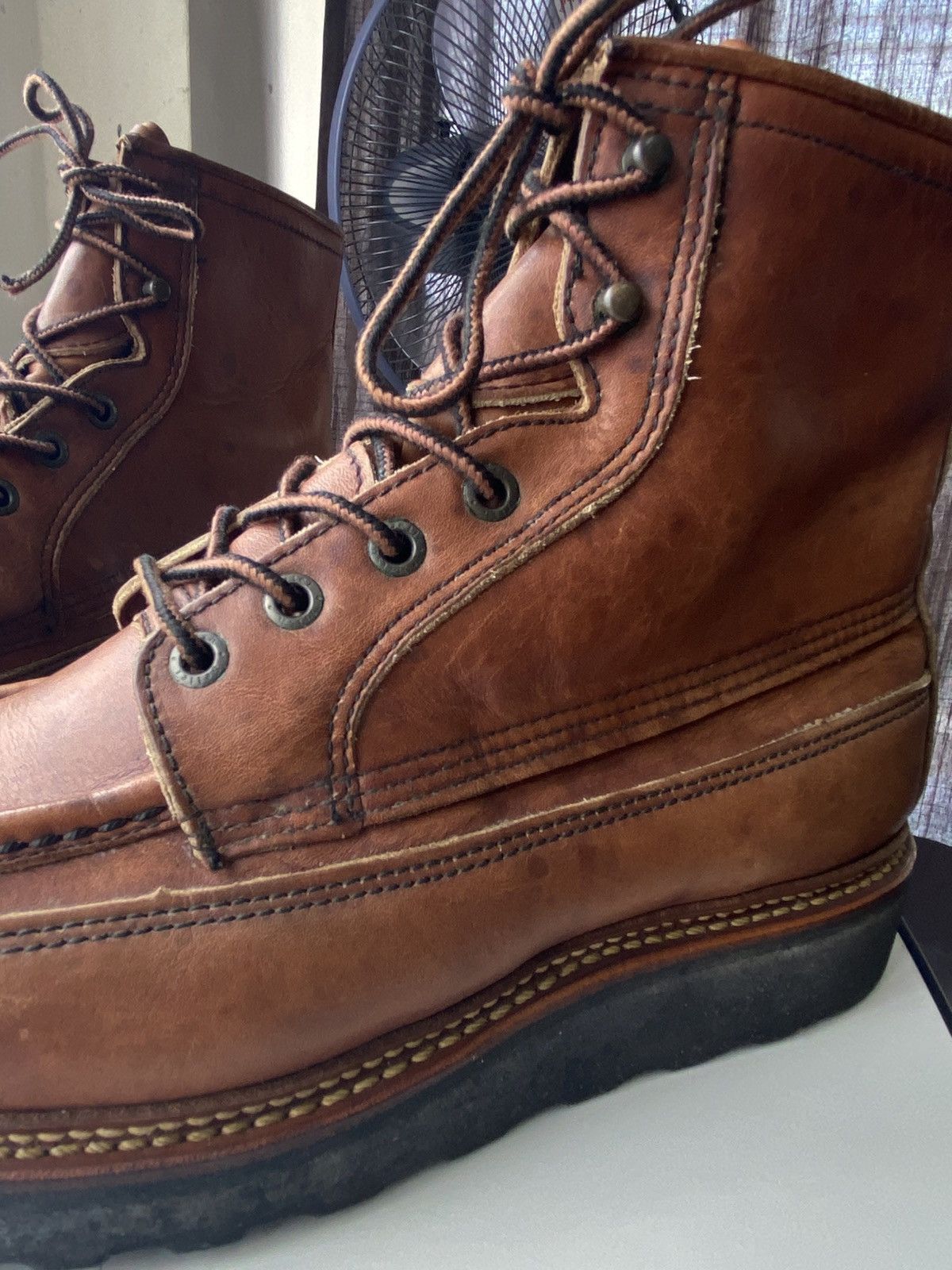 Red Wing × Vintage Vintage Rare Red Wing 1950 50th Anniversary Moc Toe Boot Size US 8 / EU 41 - 4 Thumbnail