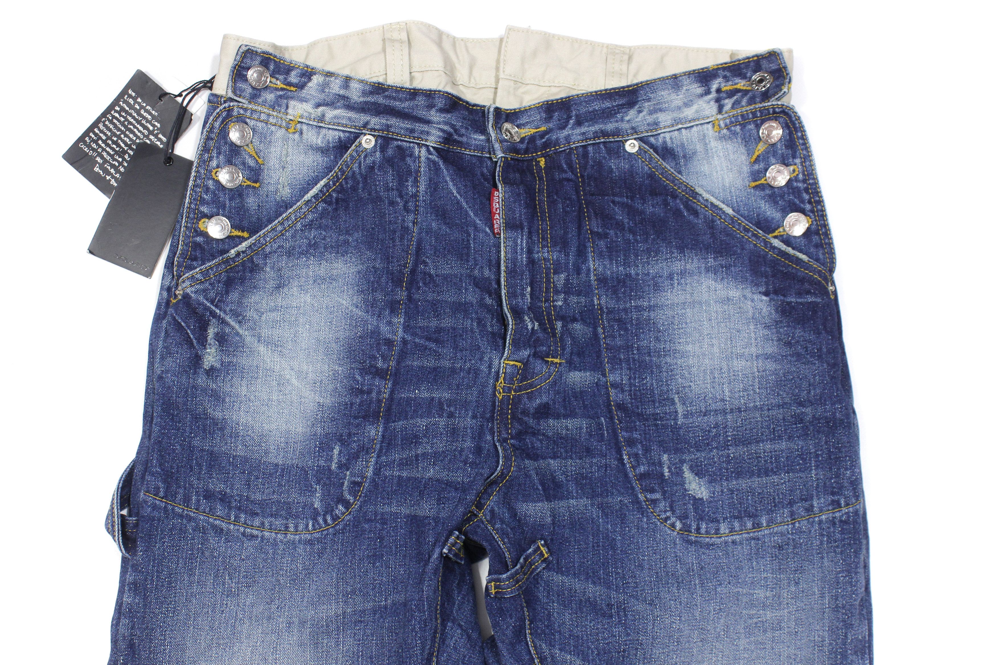 Dsquared2 Hybrid Double Layered Jeans With Tags Size US 34 / EU 50 - 3 Thumbnail