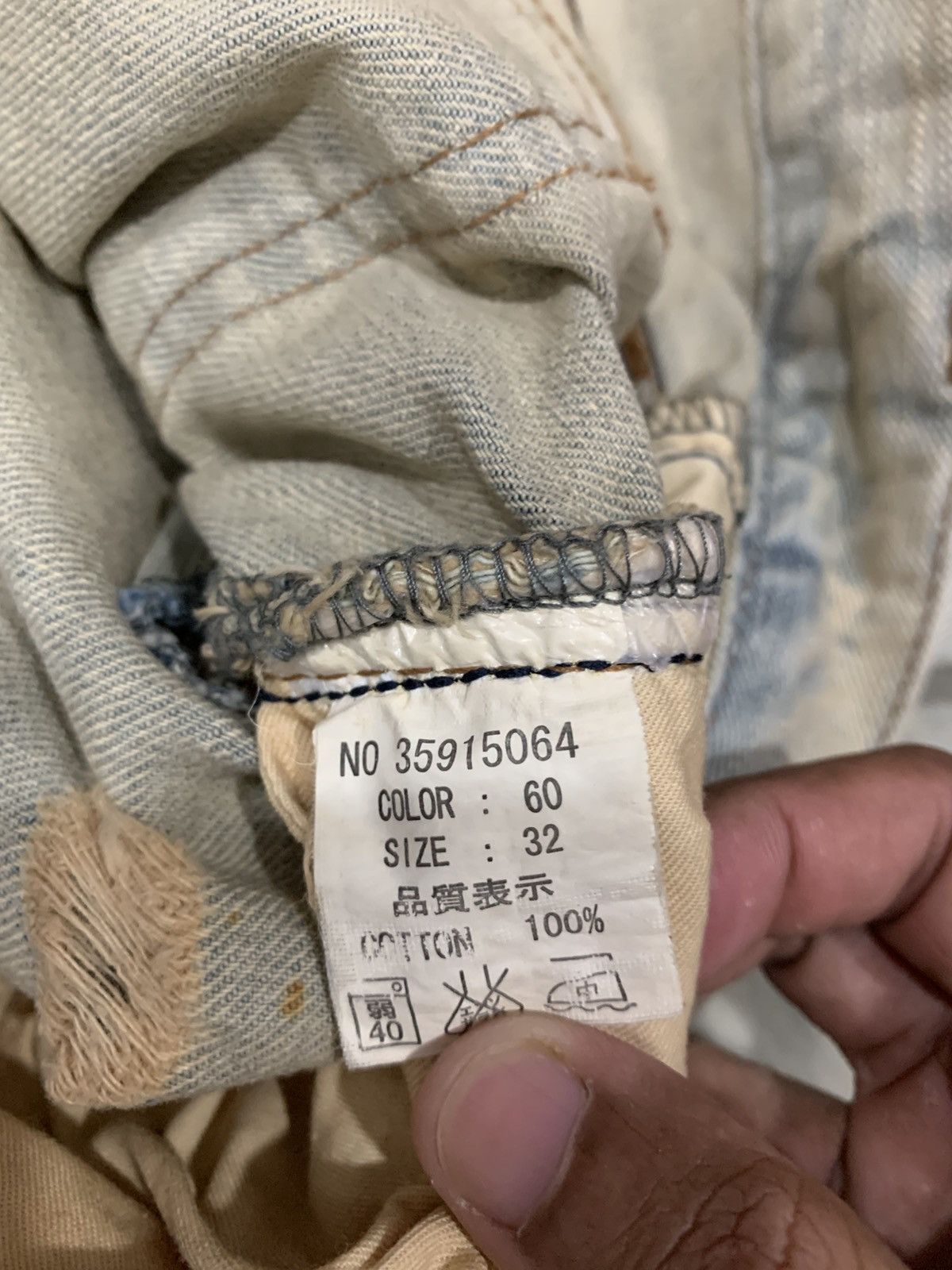 GOA Vintage Distressed Flared Goa Jeans Size 34" / US 12 / IT 48 - 11 Thumbnail