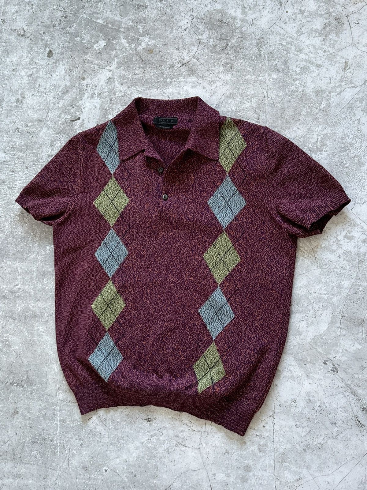 Prada Prada diamonds polo shirt Size US M / EU 48-50 / 2 - 2 Thumbnail