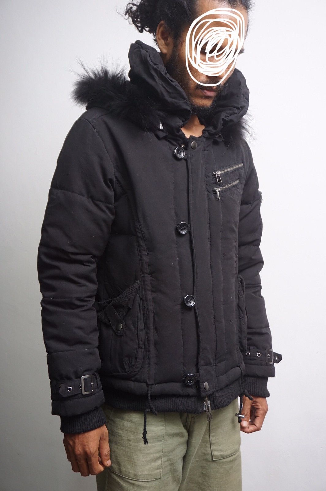 If Six Was Nine Xfrm BONO faux fur goose down Jacket Size US M / EU 48-50 / 2 - 18 Thumbnail