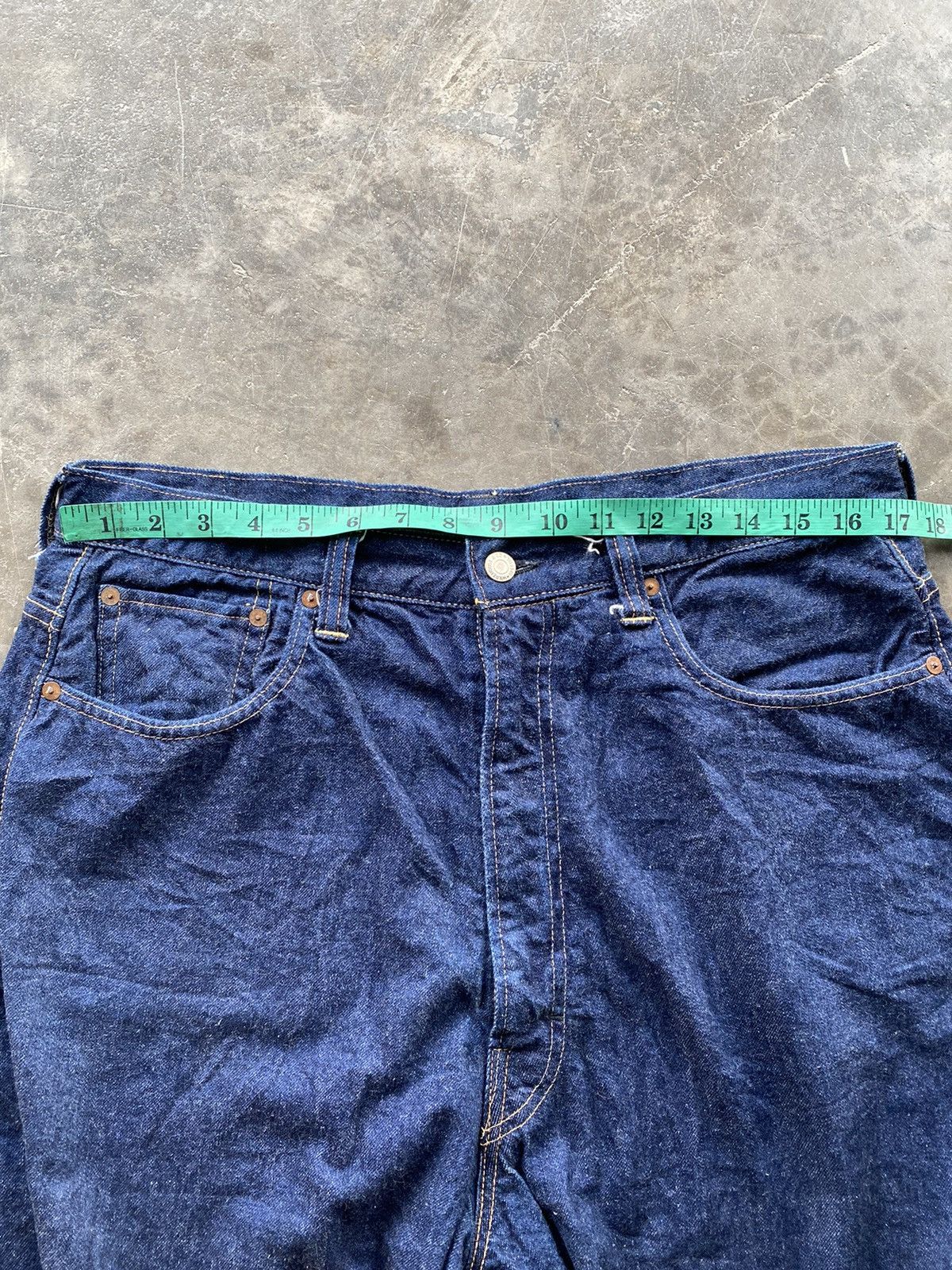 Japanese Brand × Warehouse & Co. Baggy Jeans Japanese Warehouse Denim Redline Selvedge Size US 34 / EU 50 - 5 Thumbnail