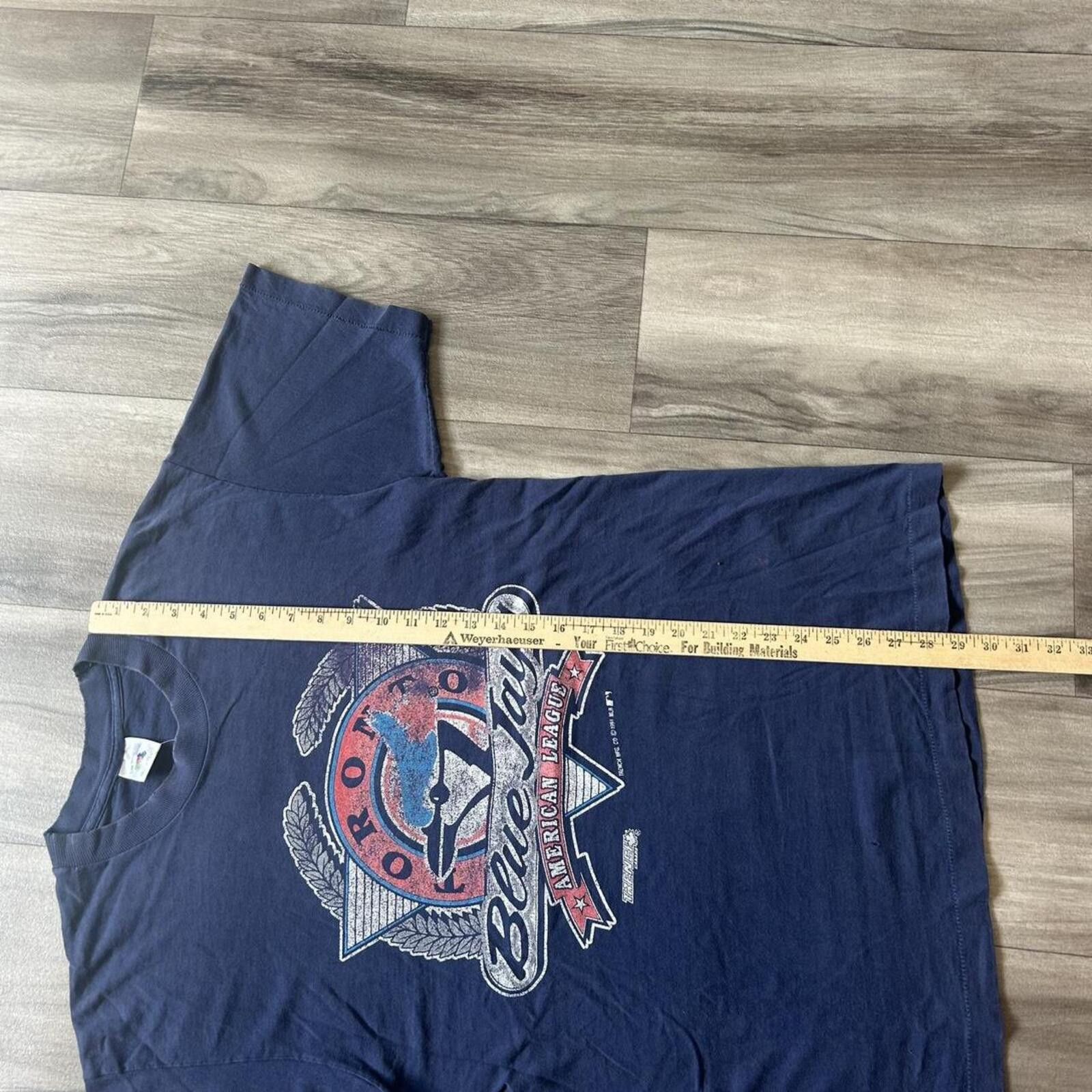 MLB MLB Men's Navy and Blue Tshirt Size US L / EU 52-54 / 3 - 7 Thumbnail