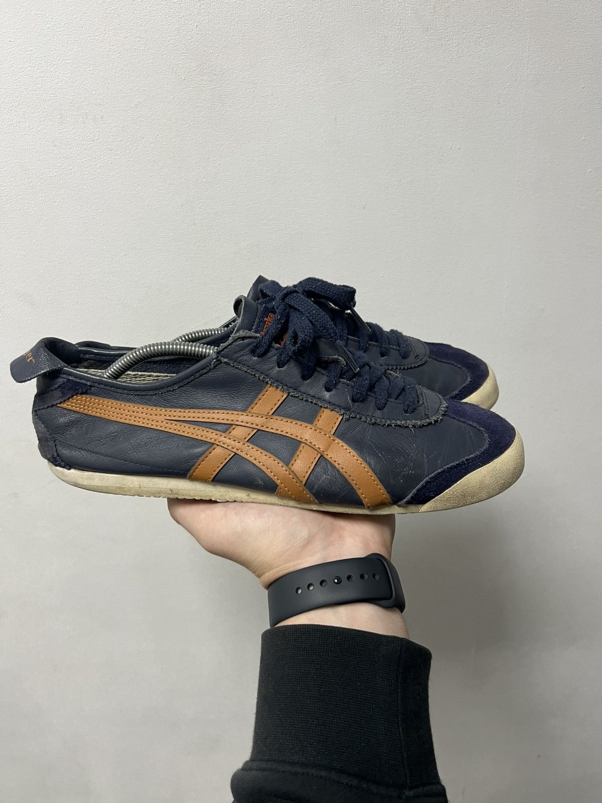Asics Vintage Asics Onitsuka Tiger Blue Low Top Sneakers Size US 9.5 / EU 42-43 - 2 Thumbnail