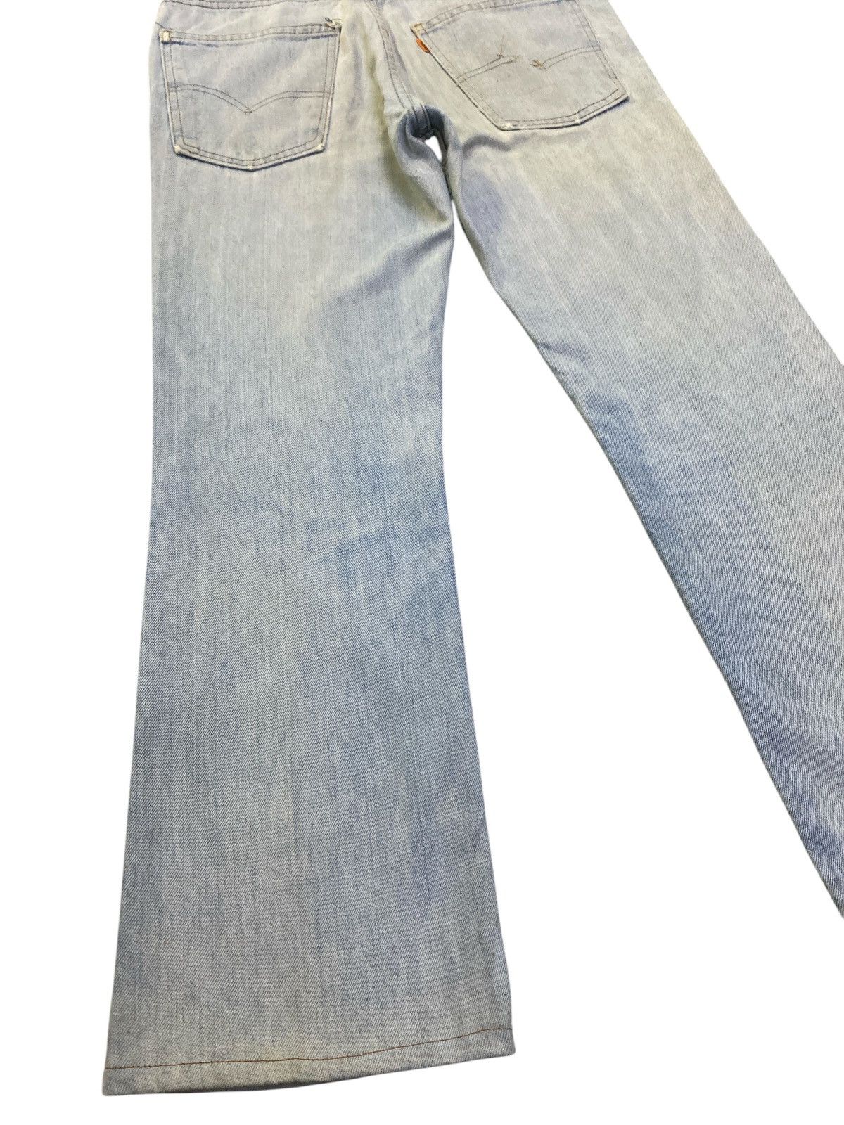 Levi's × Levi's Vintage Clothing × Vintage Vintage 70s Levi’s Jeans Orange Tab Button 8 Talon Zipper Size US 30 / EU 46 - 4 Thumbnail