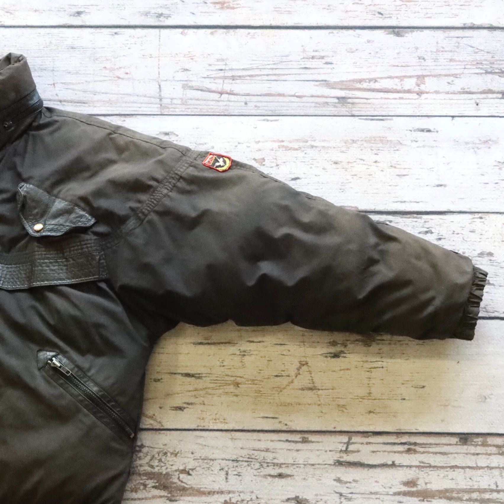 Vintage VINTAGE Triple F.A.T. Goose Puffer Jacket Shirt Men L Black"} Size US L / EU 52-54 / 3 - 5 Thumbnail