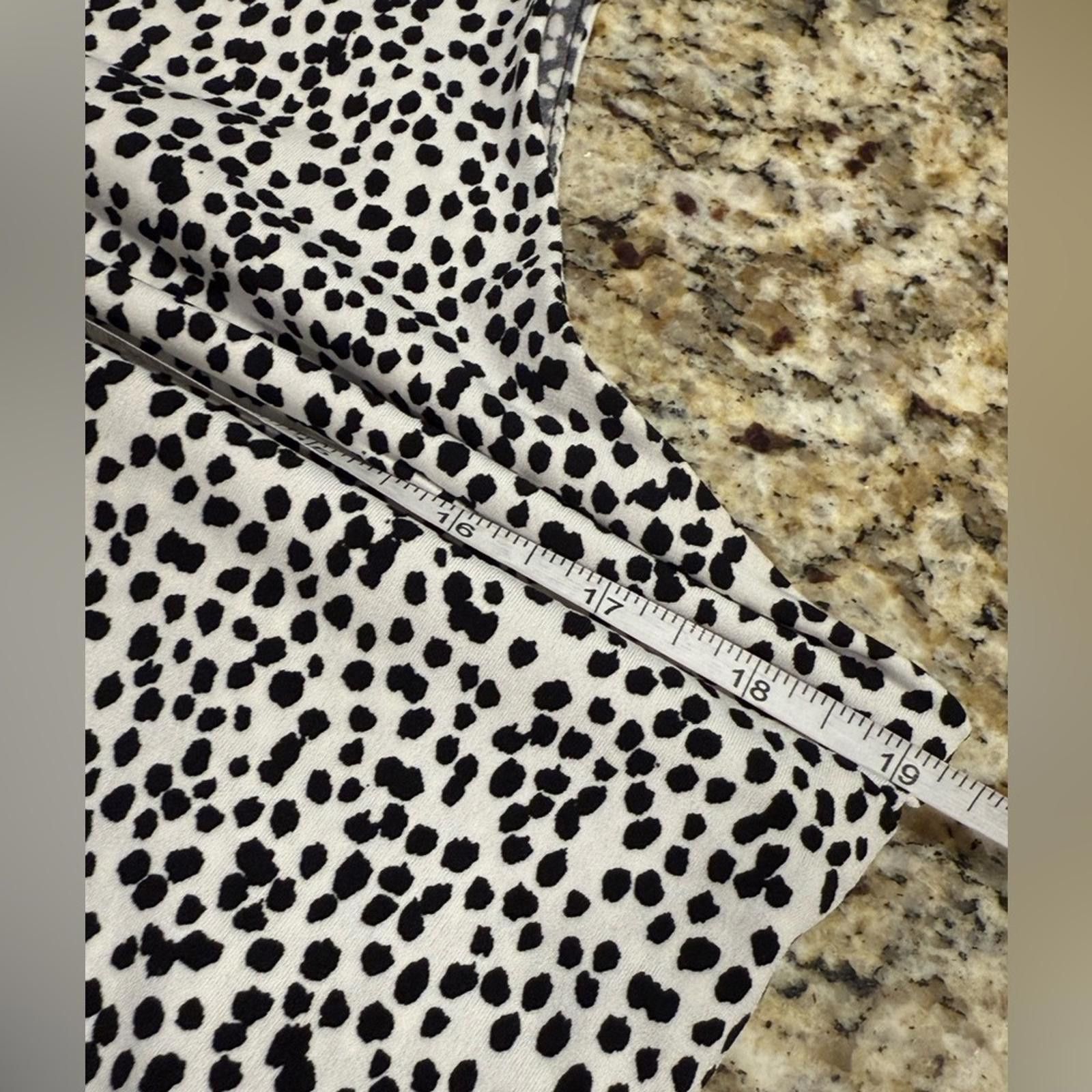 Vince Camuto Vince Camuto black & white polka dot sleeveless midi dress M Size M / US 6-8 / IT 42-44 - 8 Thumbnail