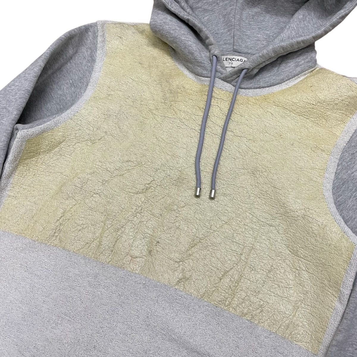 Balenciaga Balenciaga 2014 Fake Leather Unisex Hoodies Size S / US 4 / IT 40 - 2 Thumbnail