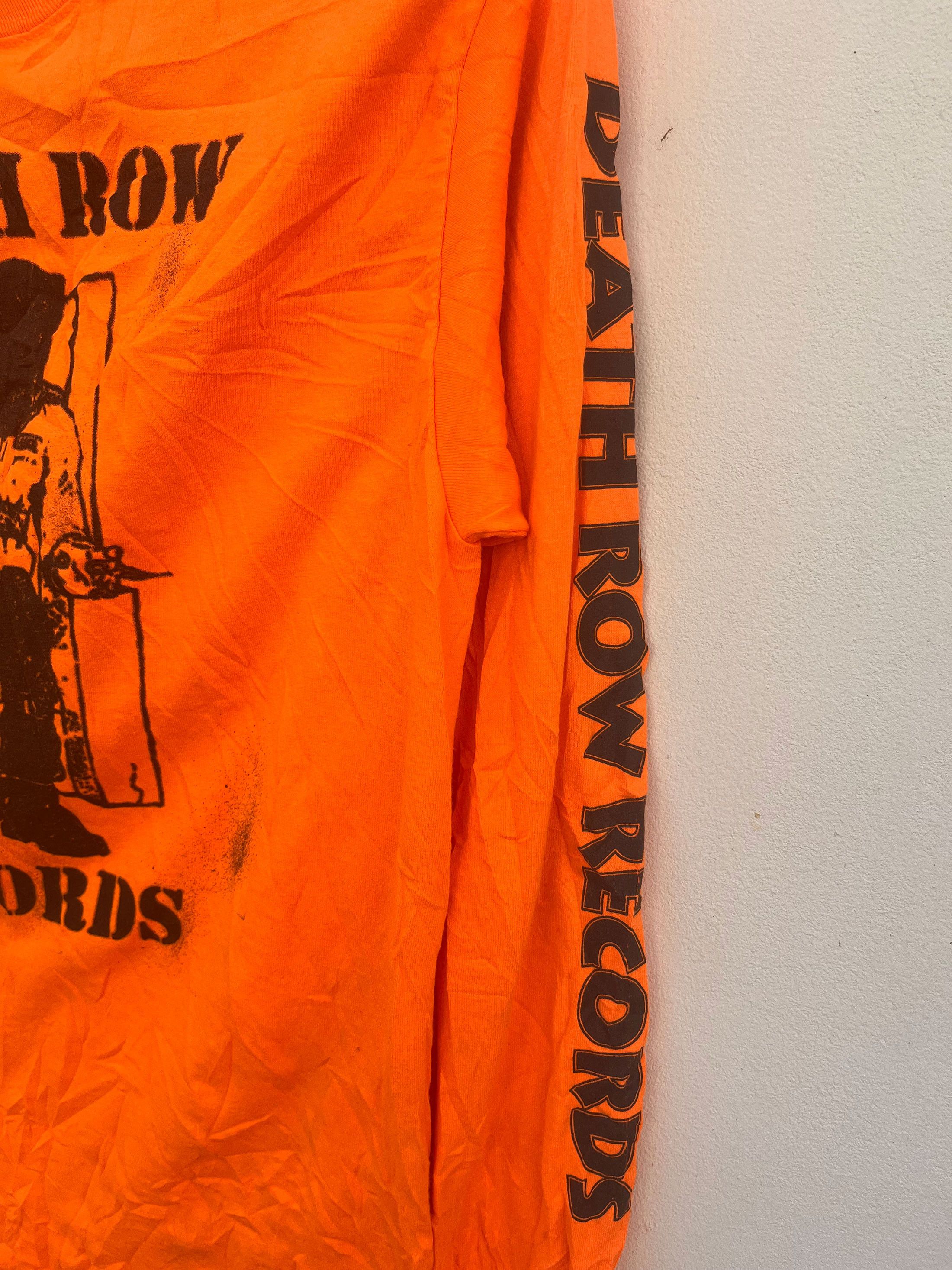 Band Tees Death Row Records 1991 Tear Away Sleeve Size US M / EU 48-50 / 2 - 3 Thumbnail